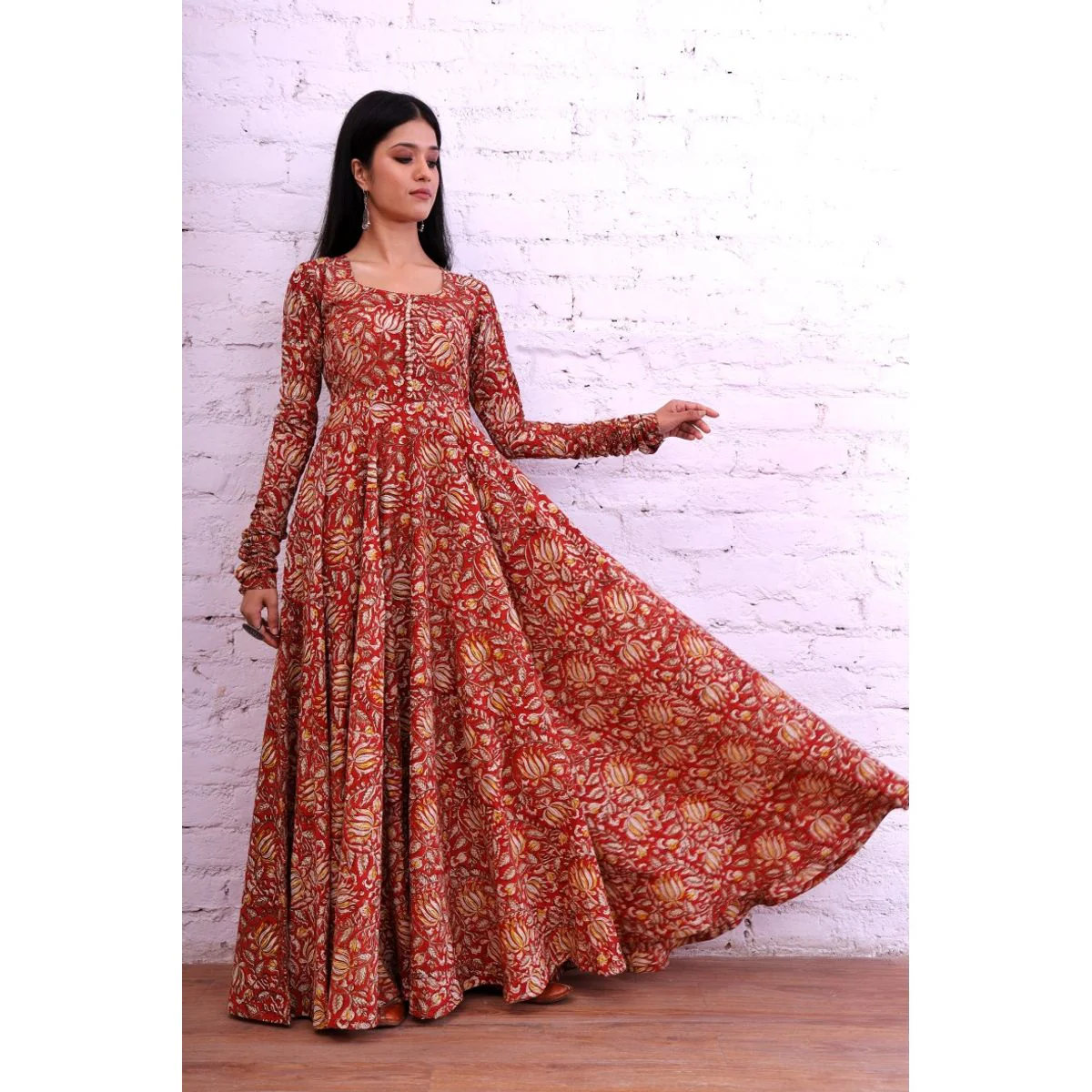Aarohi hand block printed anghrakha - Image 3