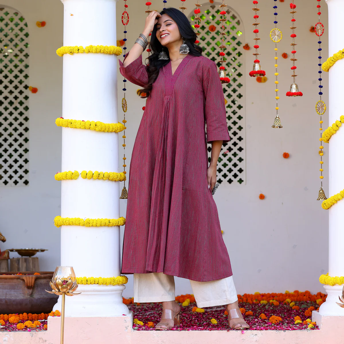 Aashirya Gher Handloom Kurta - Image 6