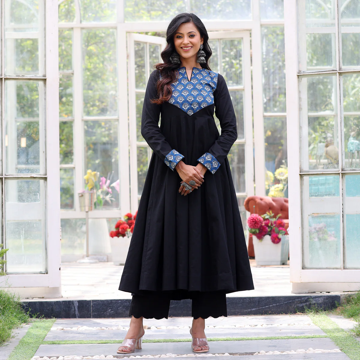 Aeli Patchwork Kurta - Image 2