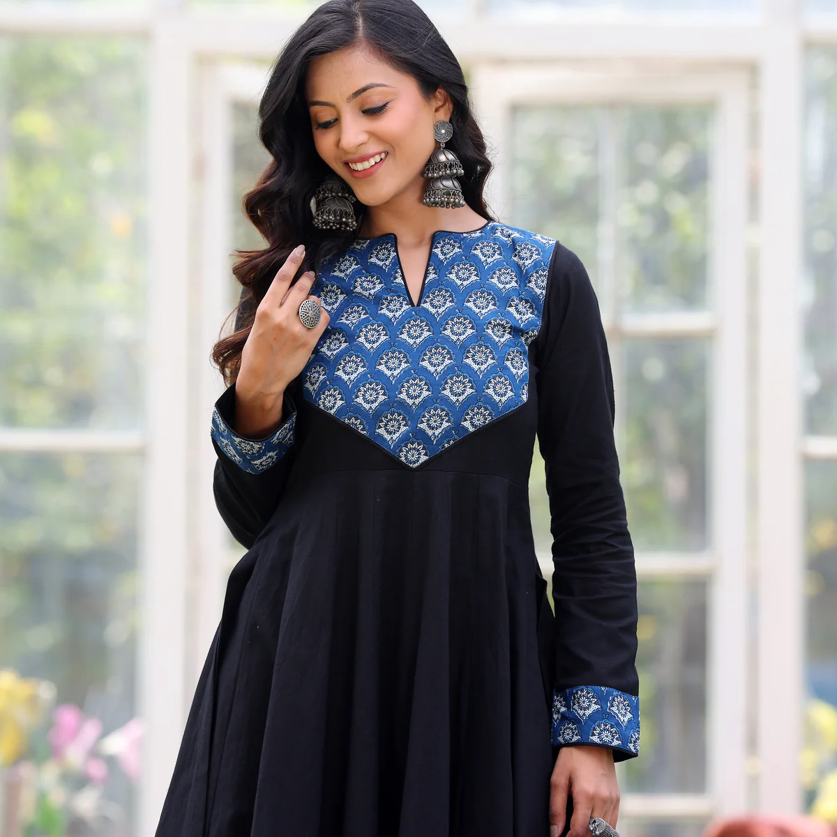 Aeli Patchwork Kurta - Image 3