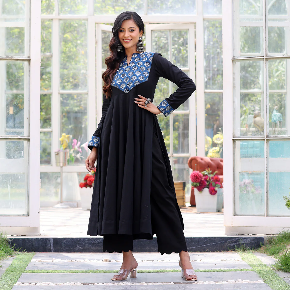 Aeli Patchwork Kurta - Image 4