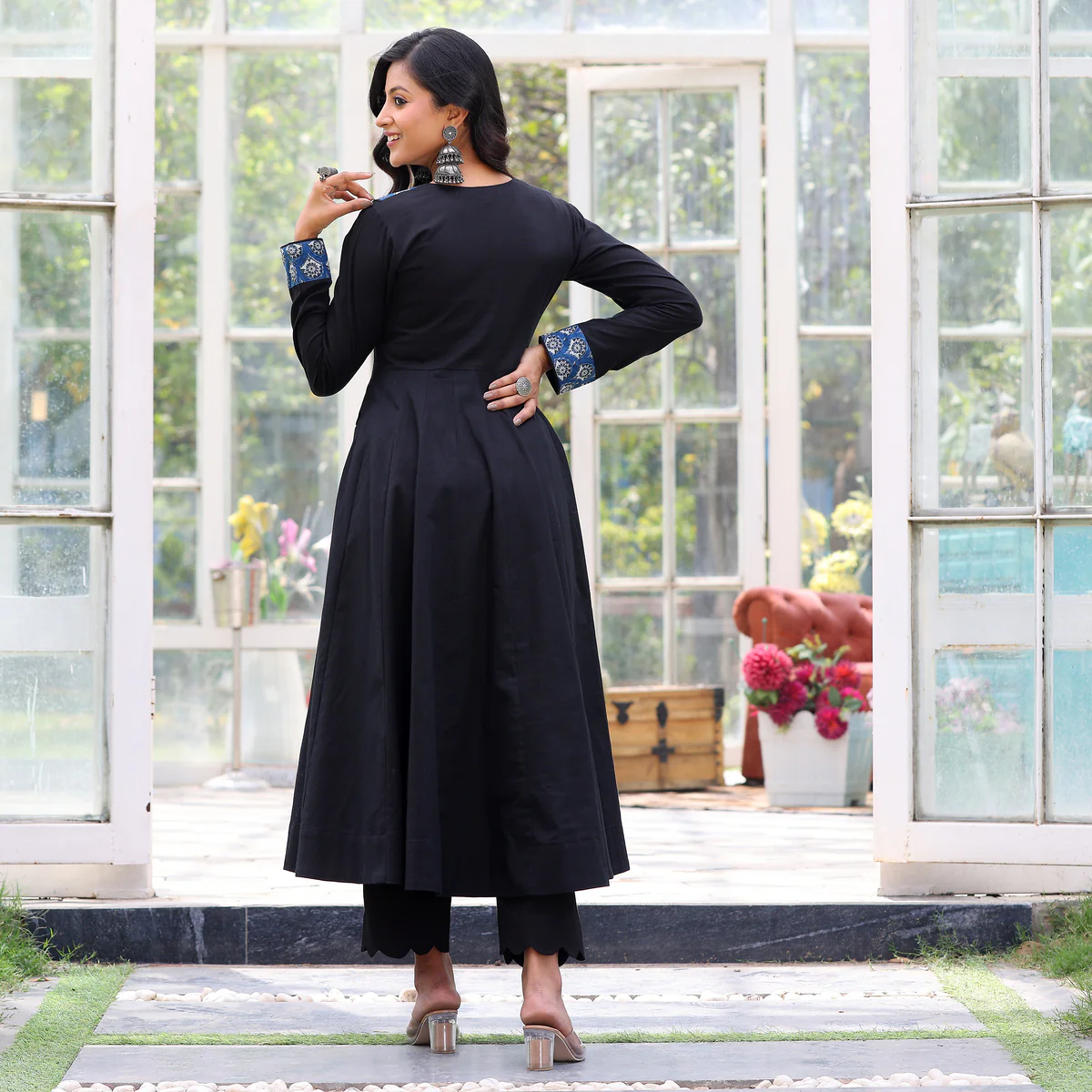 Aeli Patchwork Kurta - Image 5