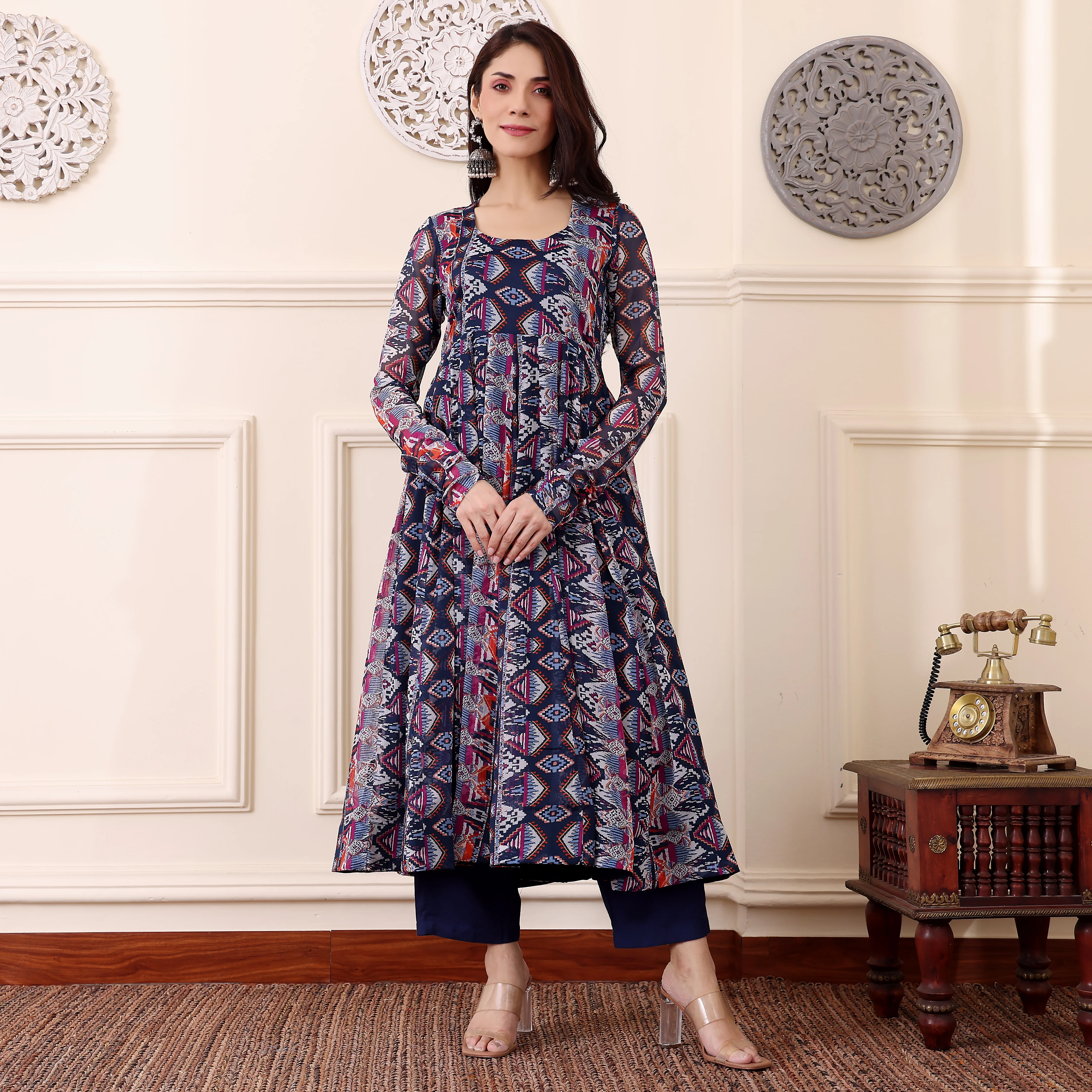 Ahani Georgette Kalidaar Kurta - Image 2