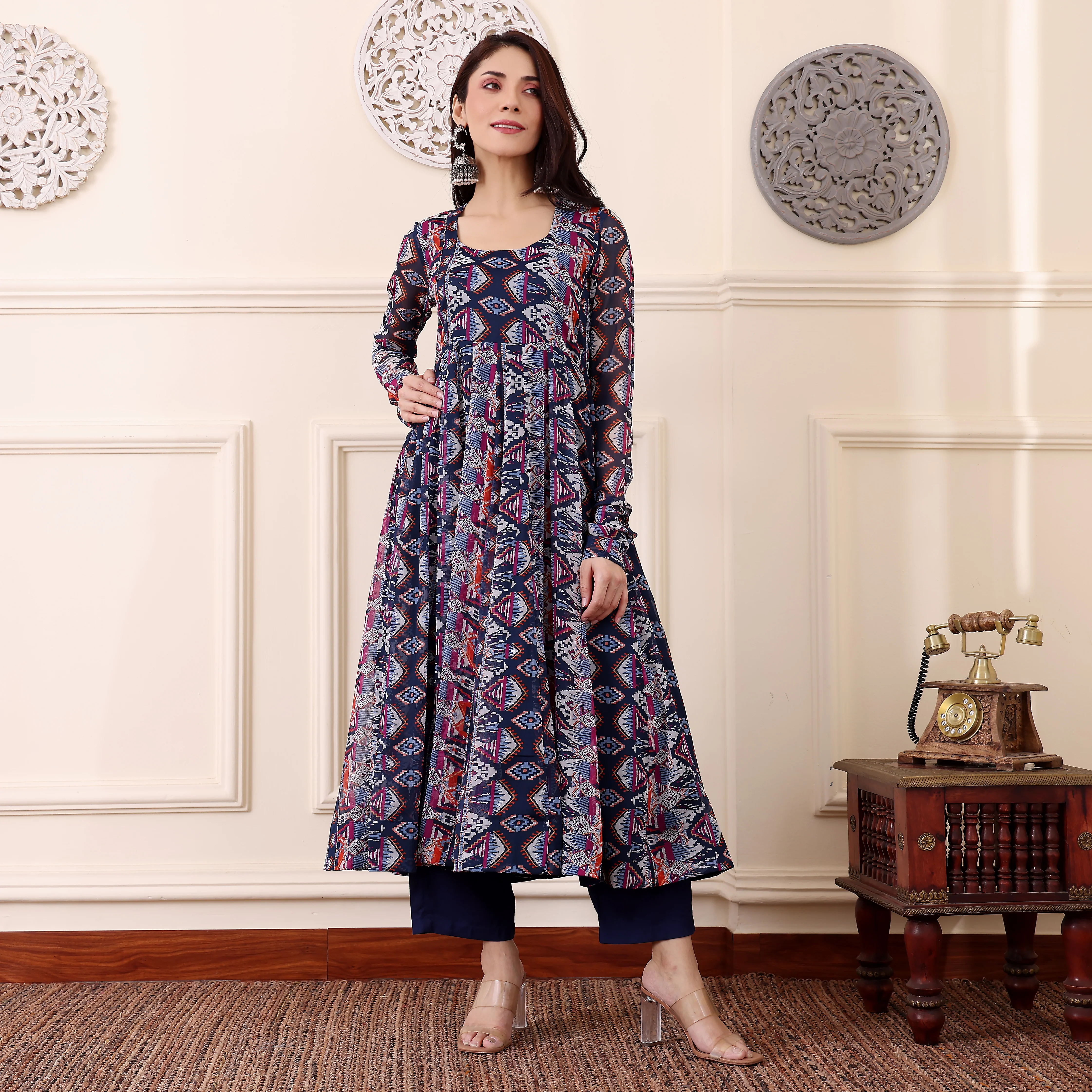 Ahani Georgette Kalidaar Kurta - Image 5