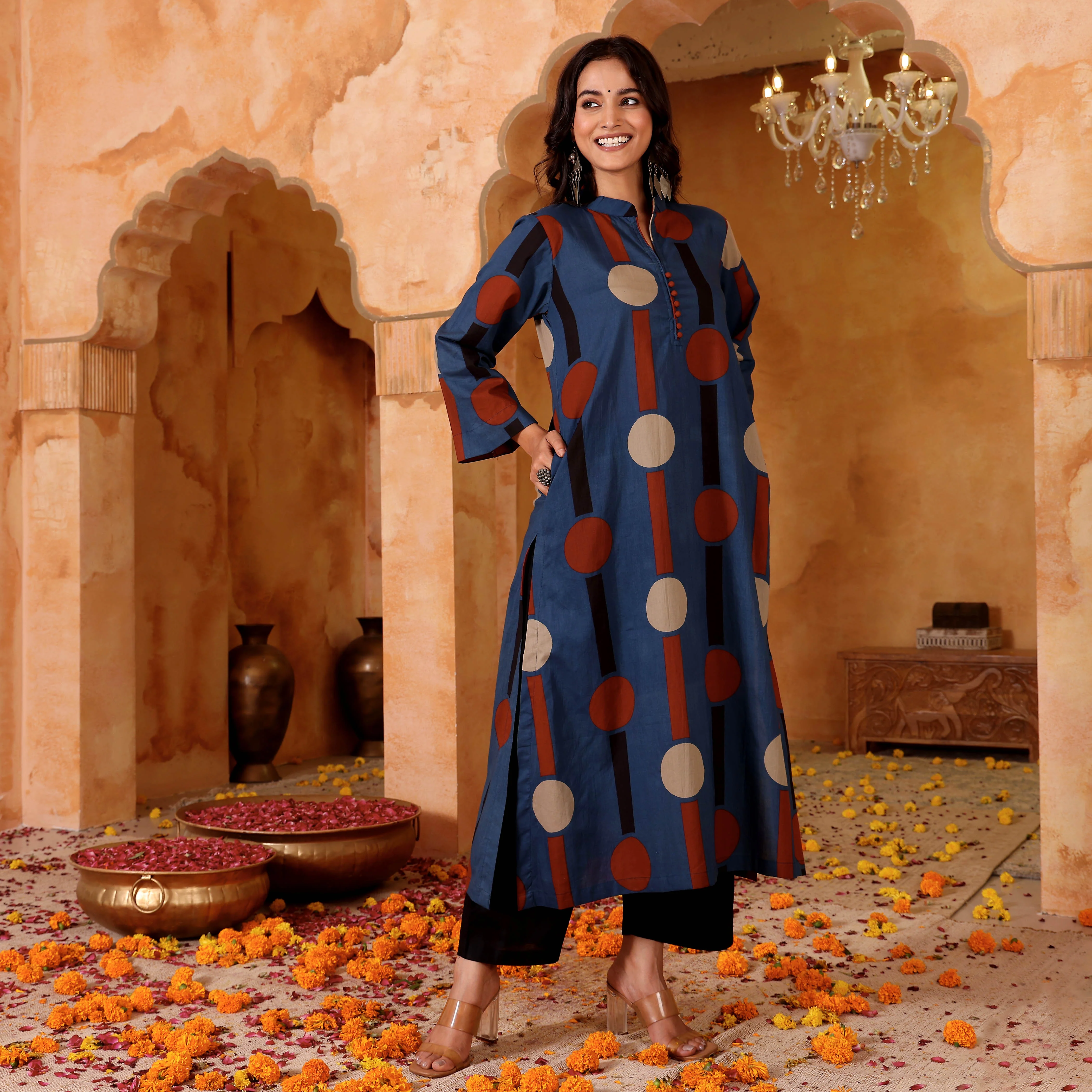 Ajantika Cotton Kurta - Image 2