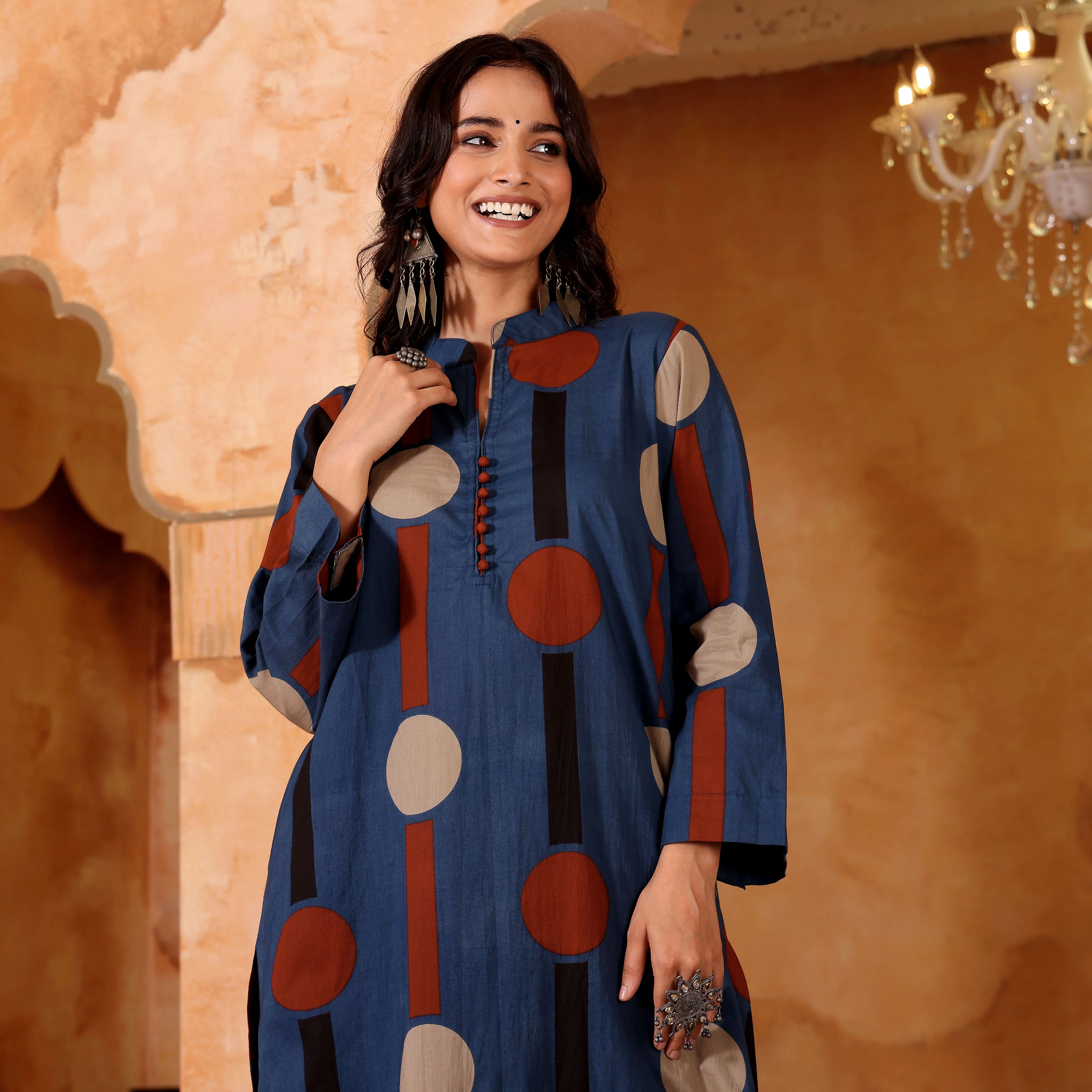 Ajantika Cotton Kurta - Image 3