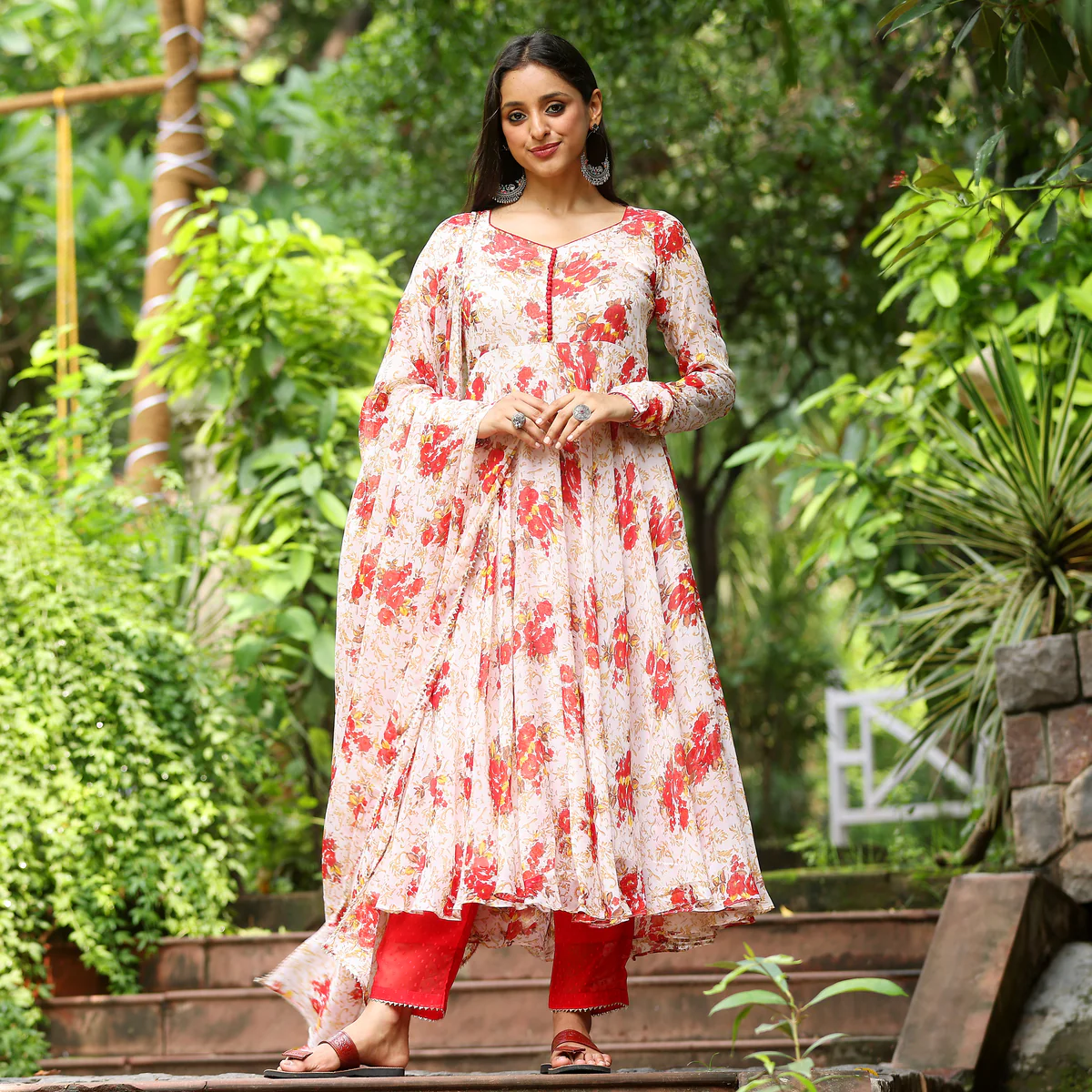 Amaara Georgette Gher Set - Image 2
