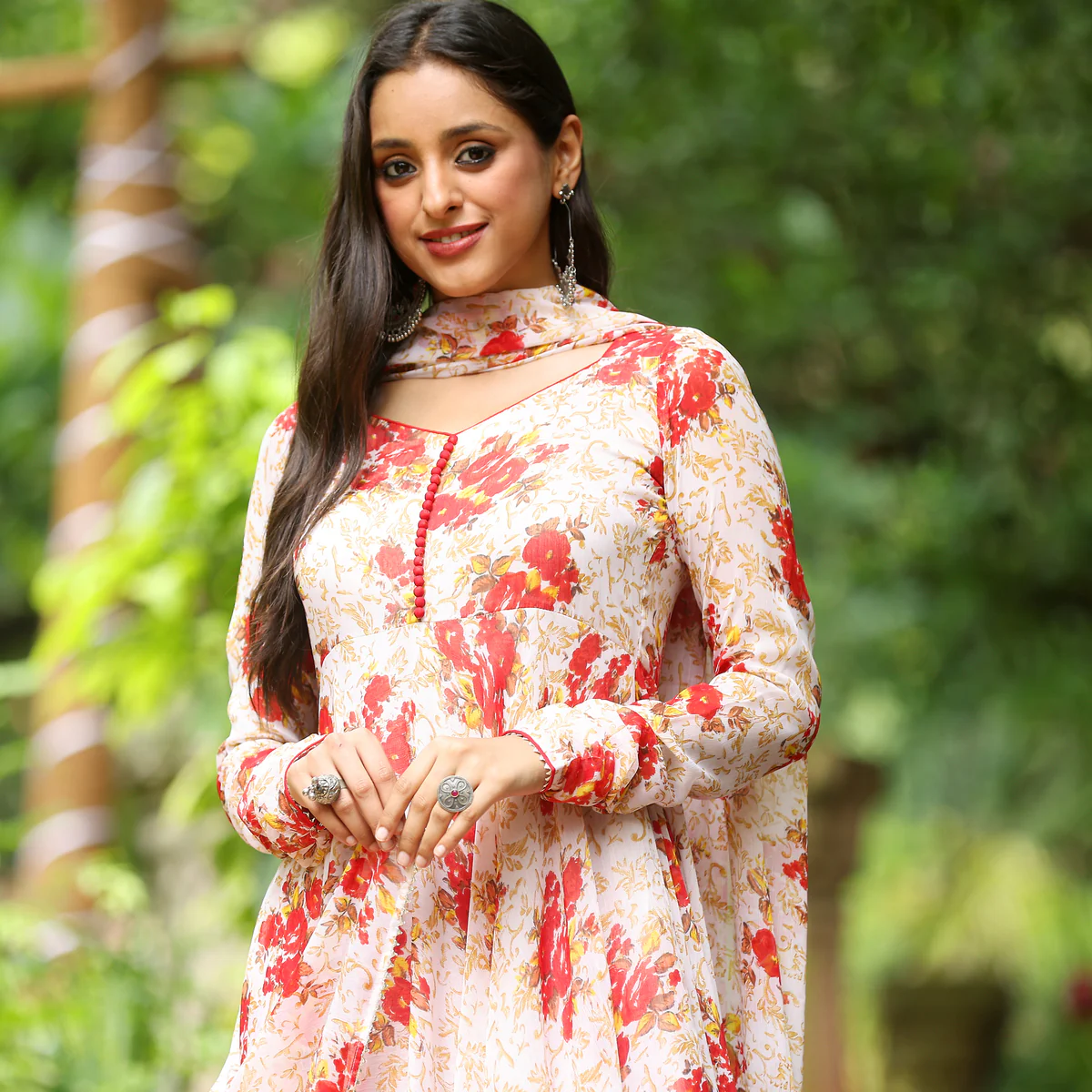 Amaara Georgette Gher Set - Image 3