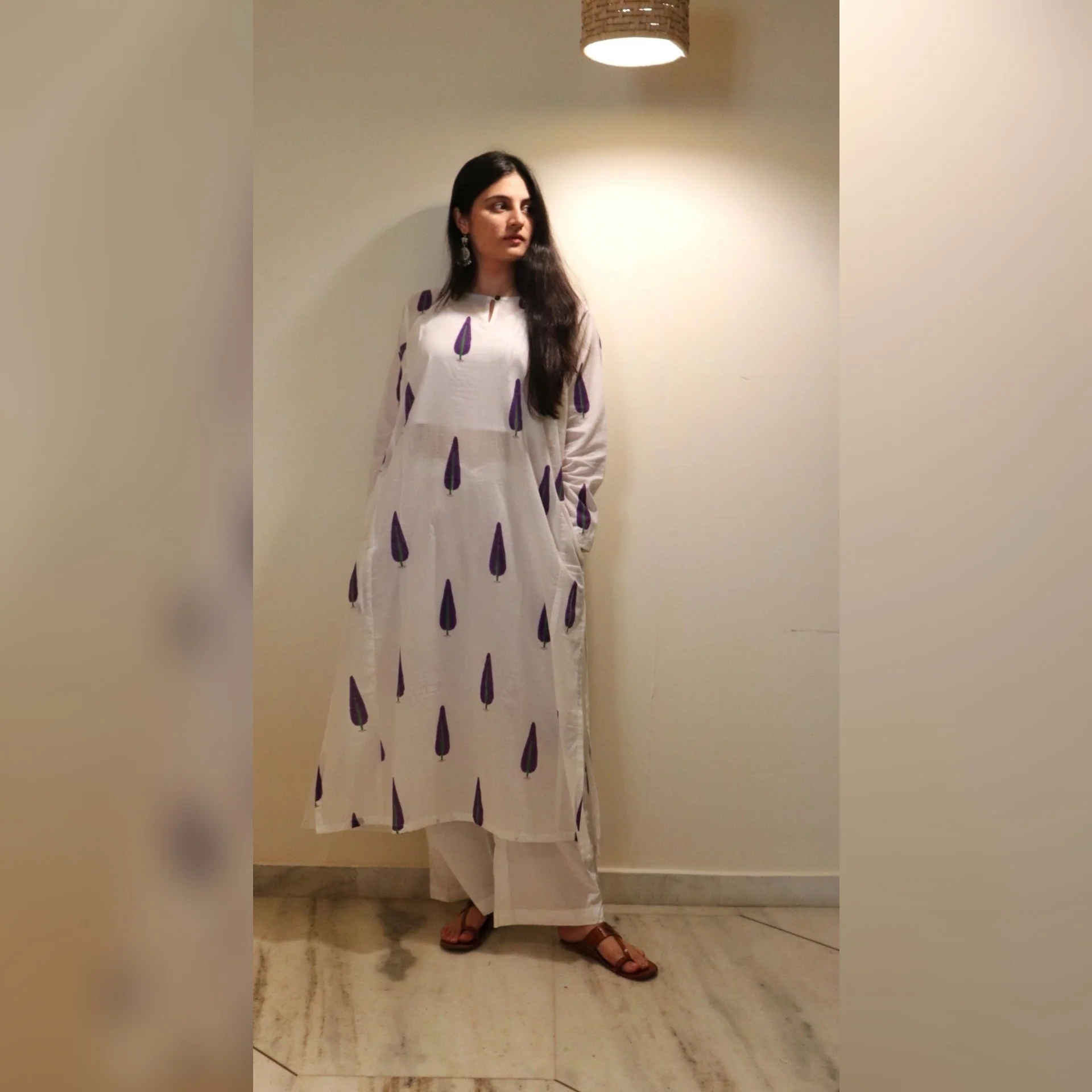 Amaira Block Print Kurta Set - Image 3