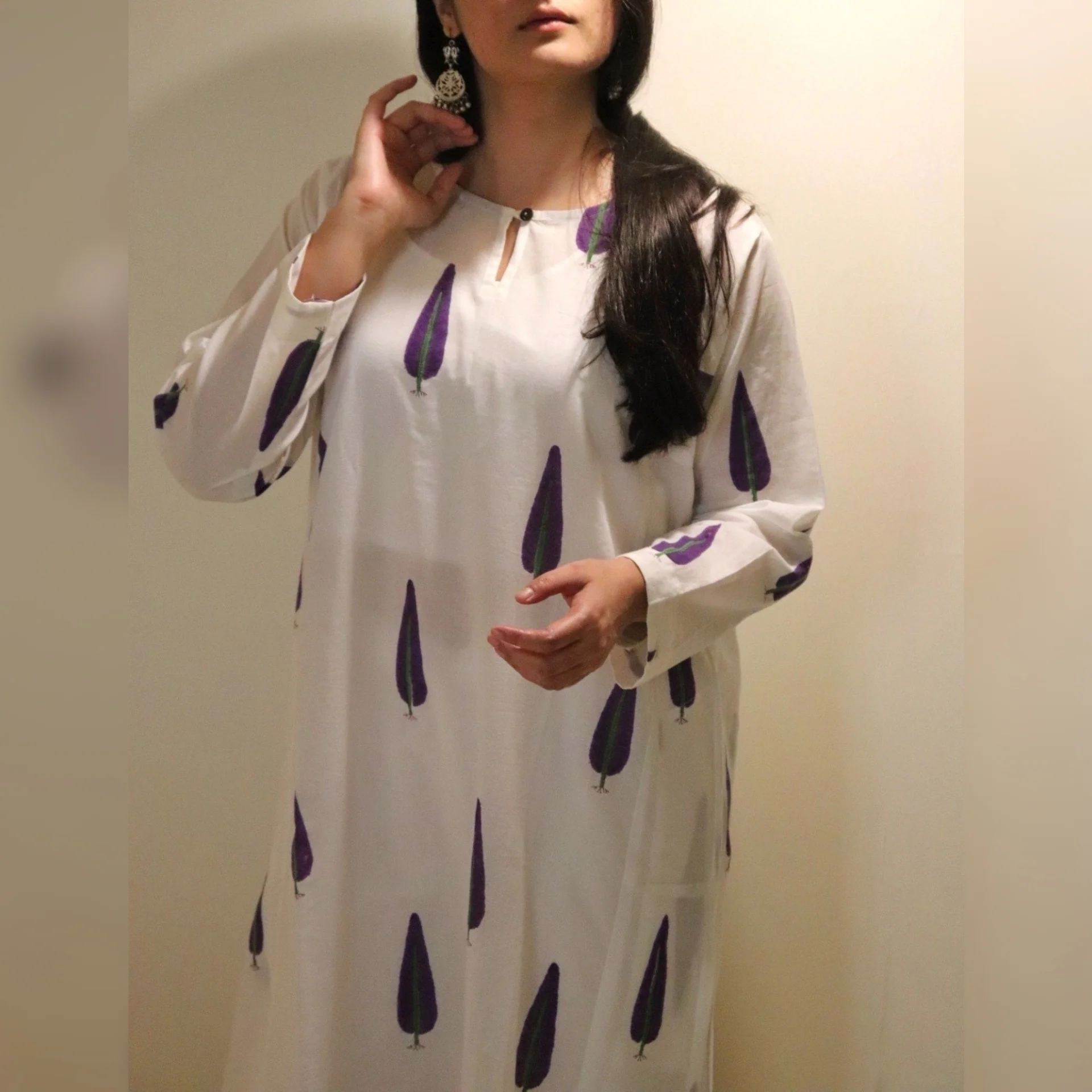 Amaira Block Print Kurta Set - Image 4