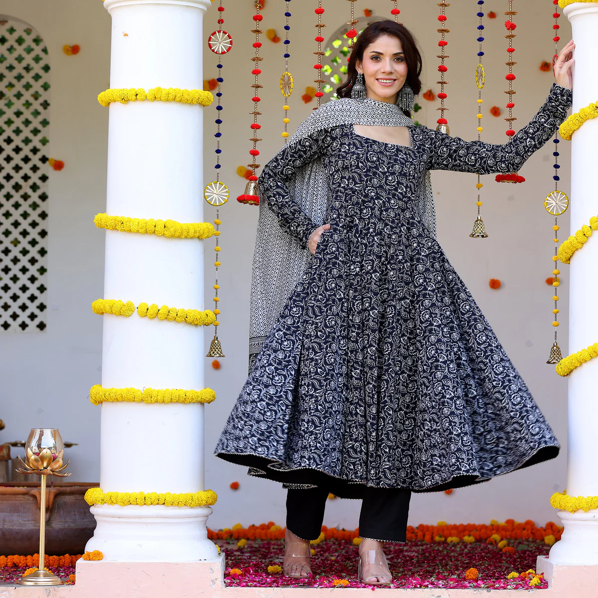 Amalkari Cotton Printed Set - Image 3