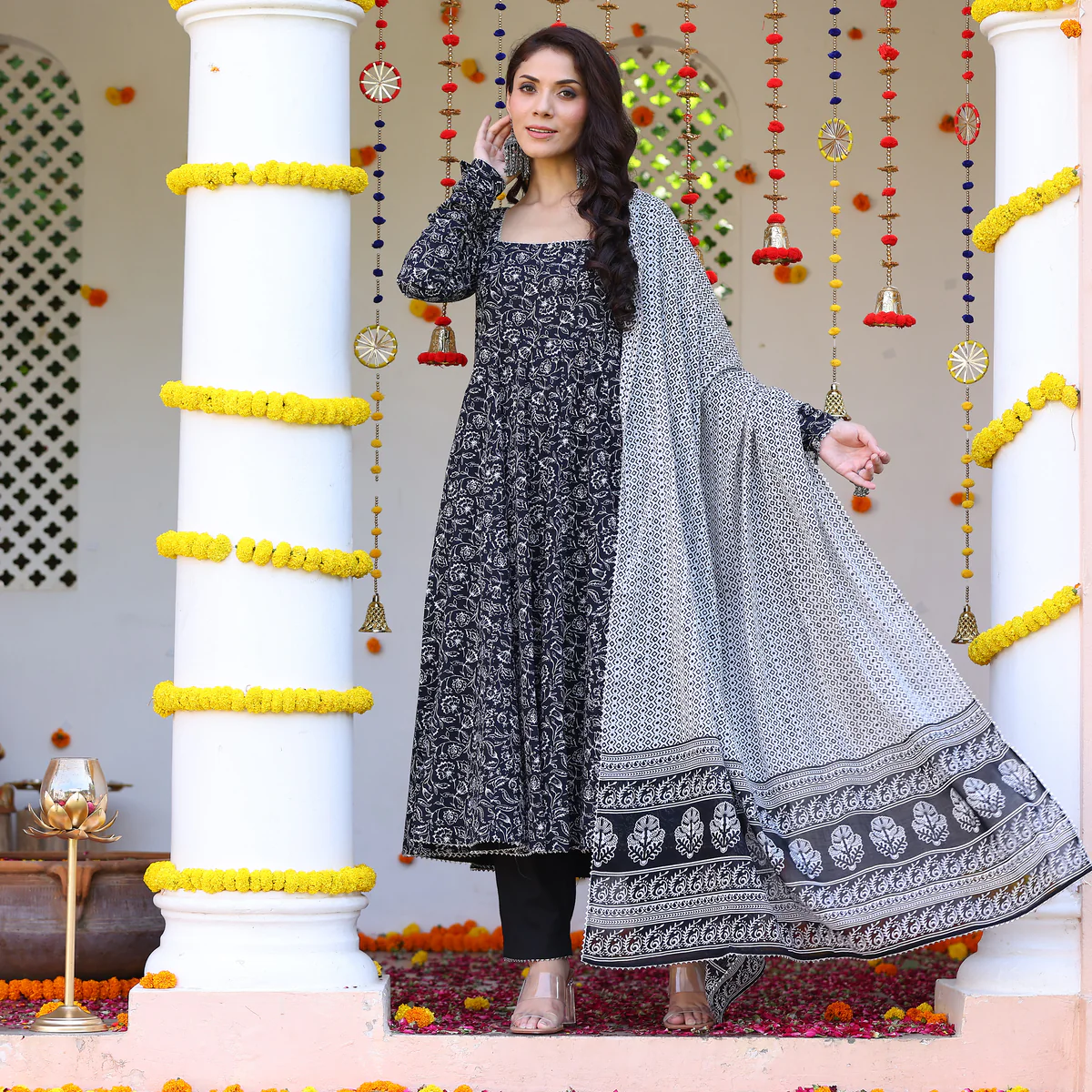 Amalkari Cotton Printed Set - Image 4
