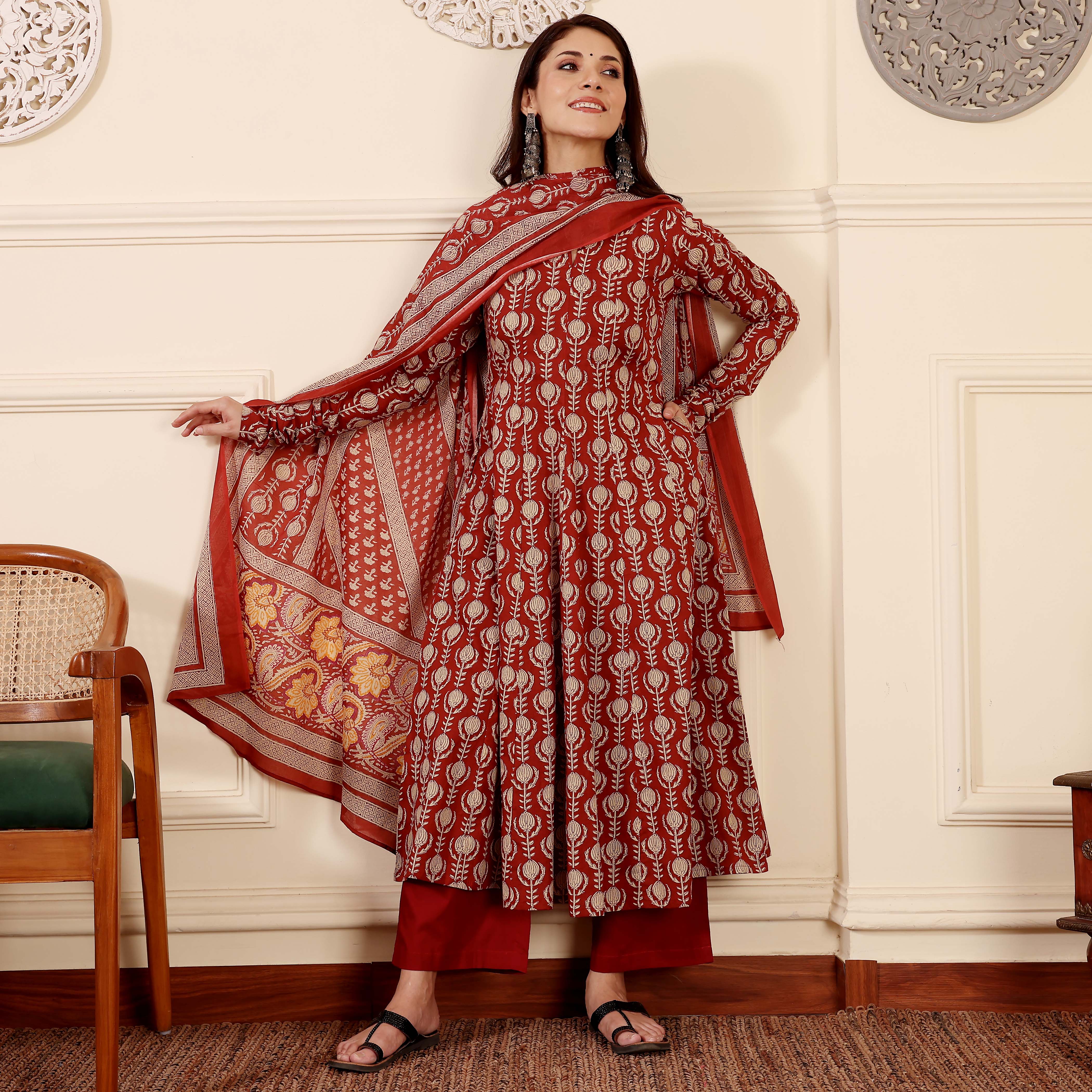 Red Amohika Cotton Set - Image 3