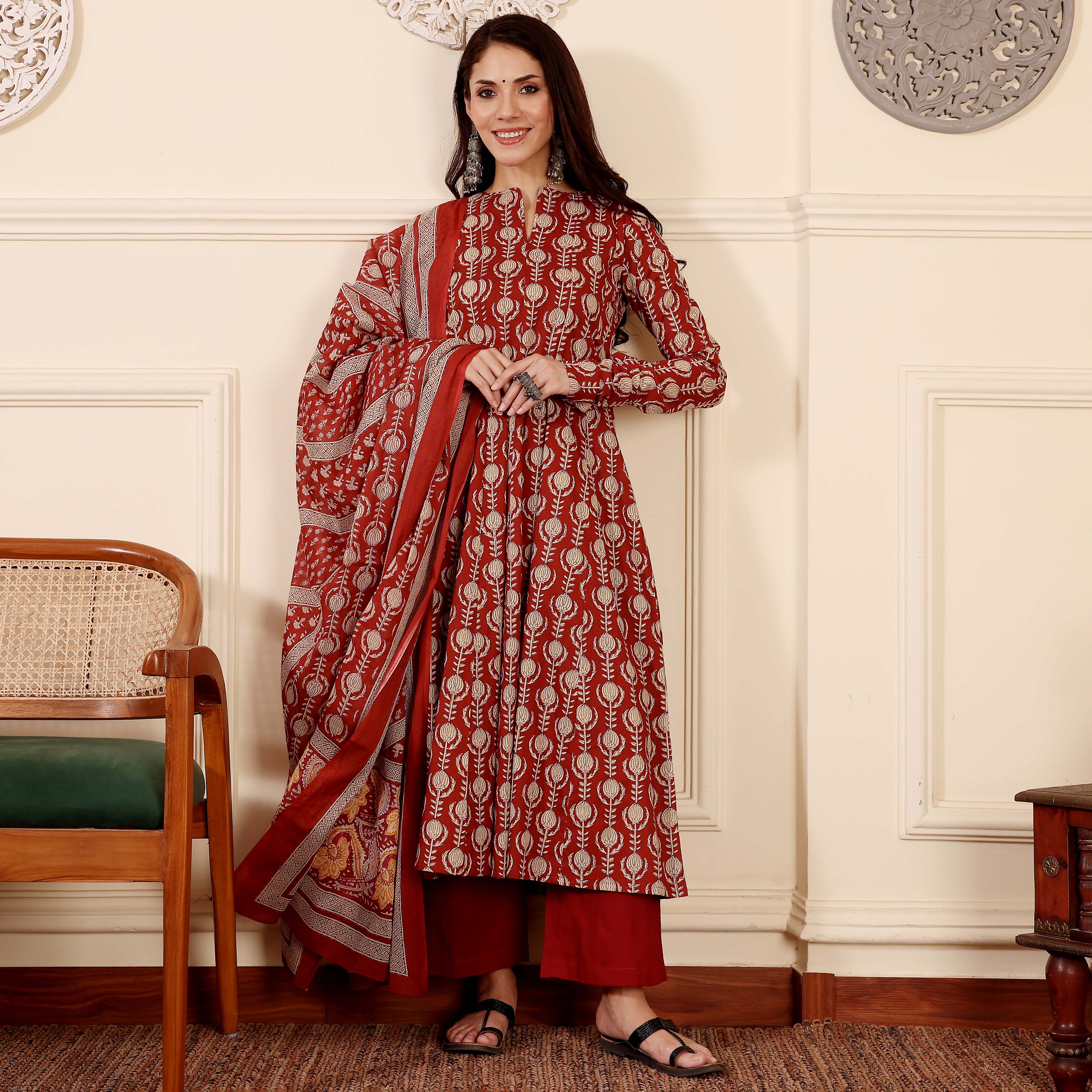 Red Amohika Cotton Set - Image 4