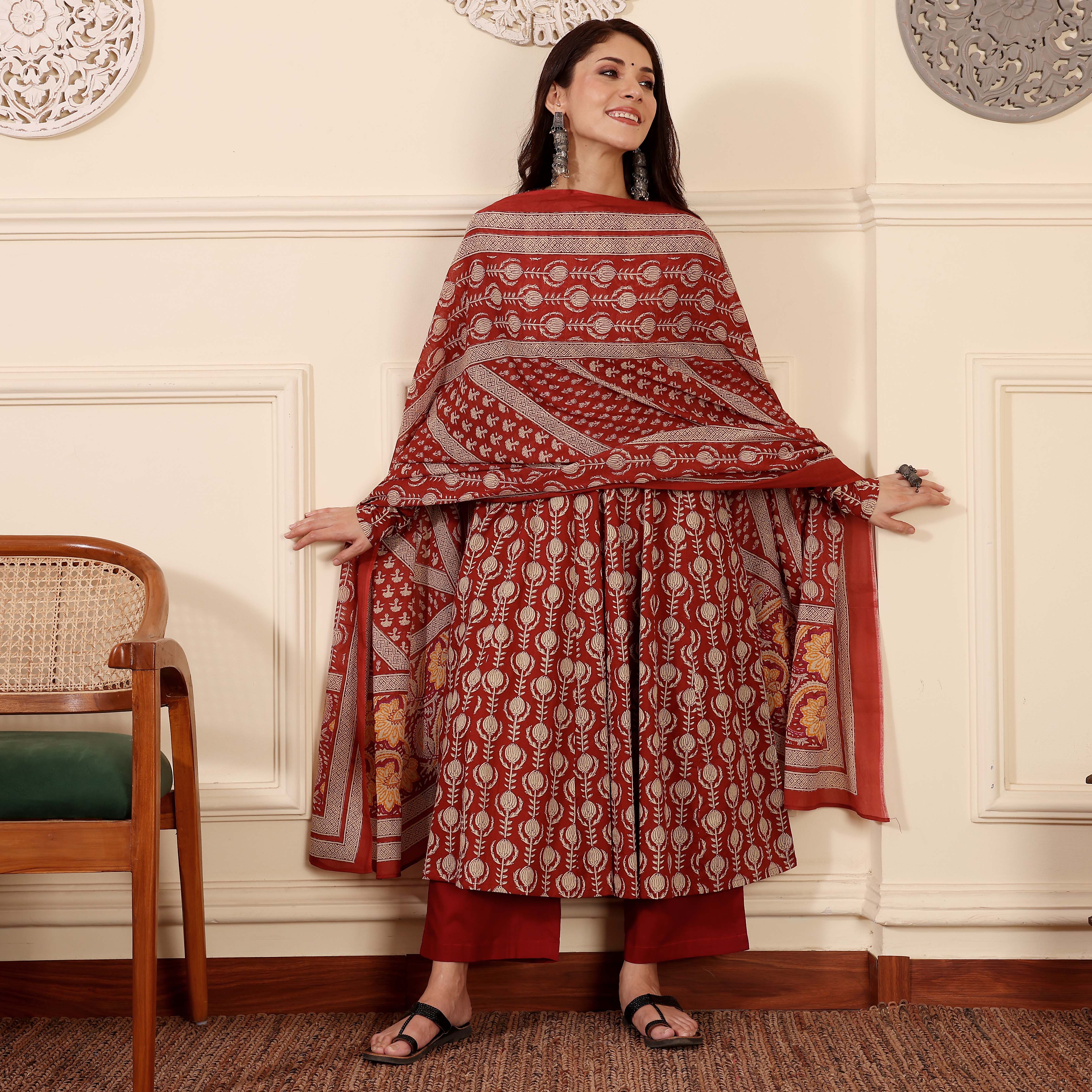 Red Amohika Cotton Set - Image 5