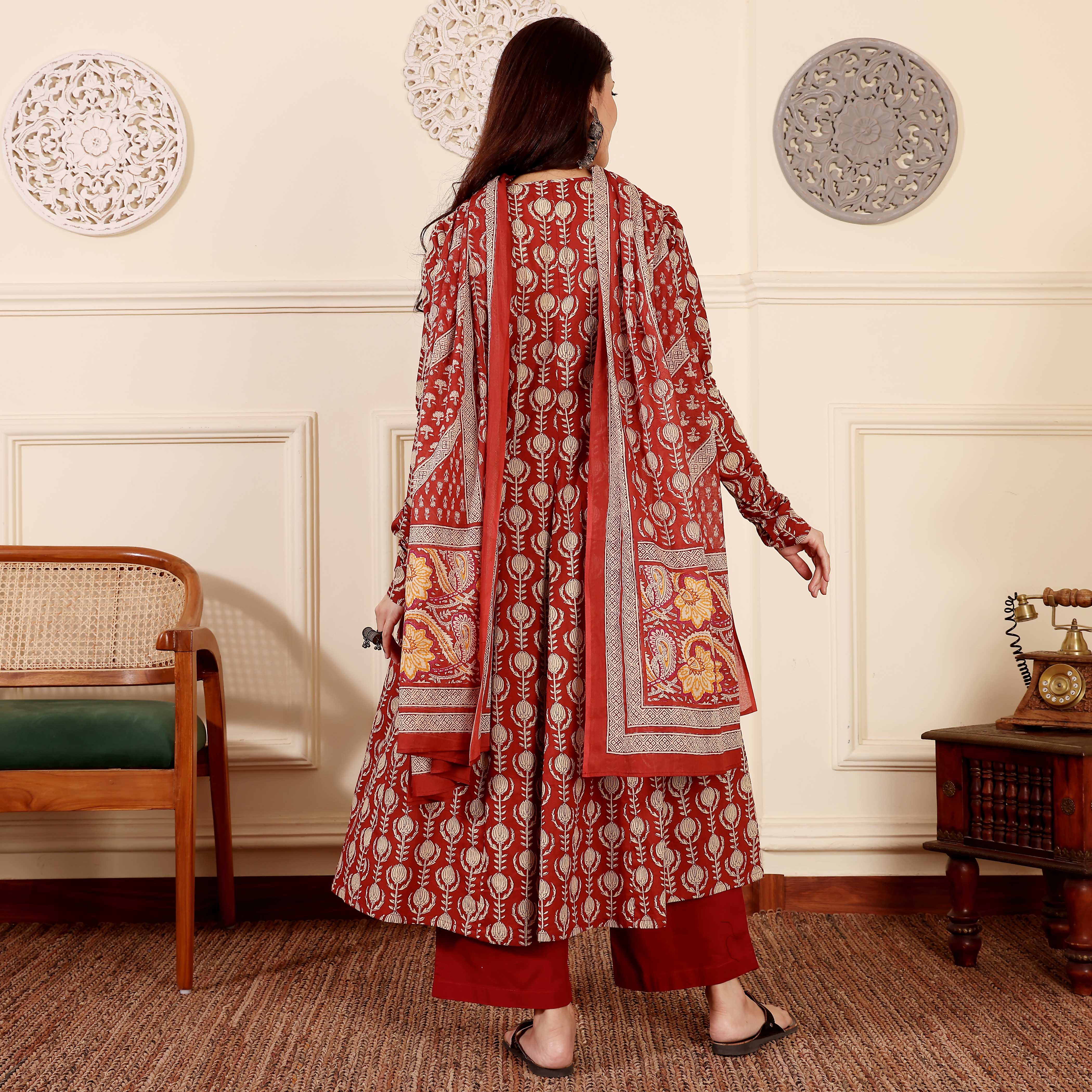 Red Amohika Cotton Set - Image 7