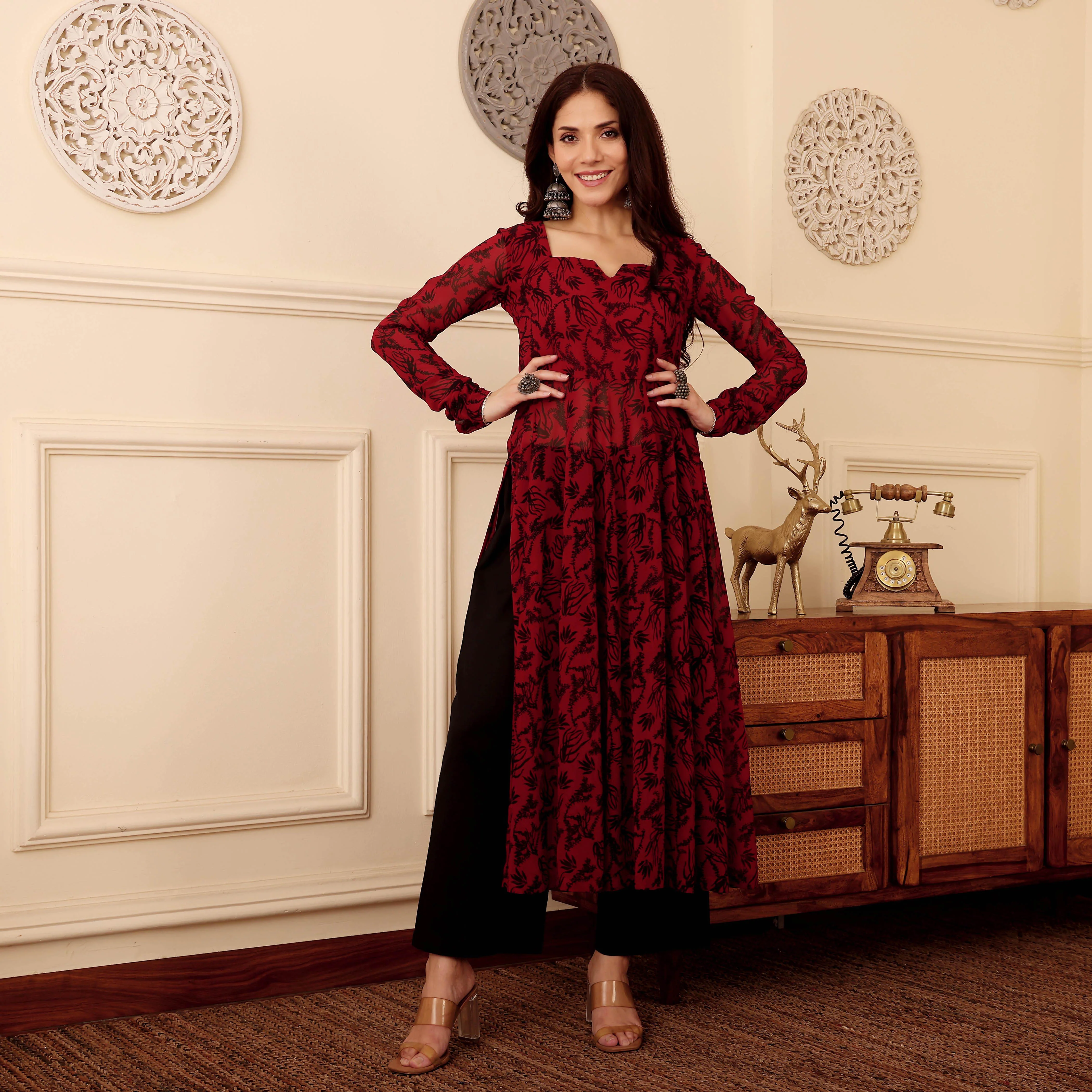 Amrita Georgette Kurta - Image 7