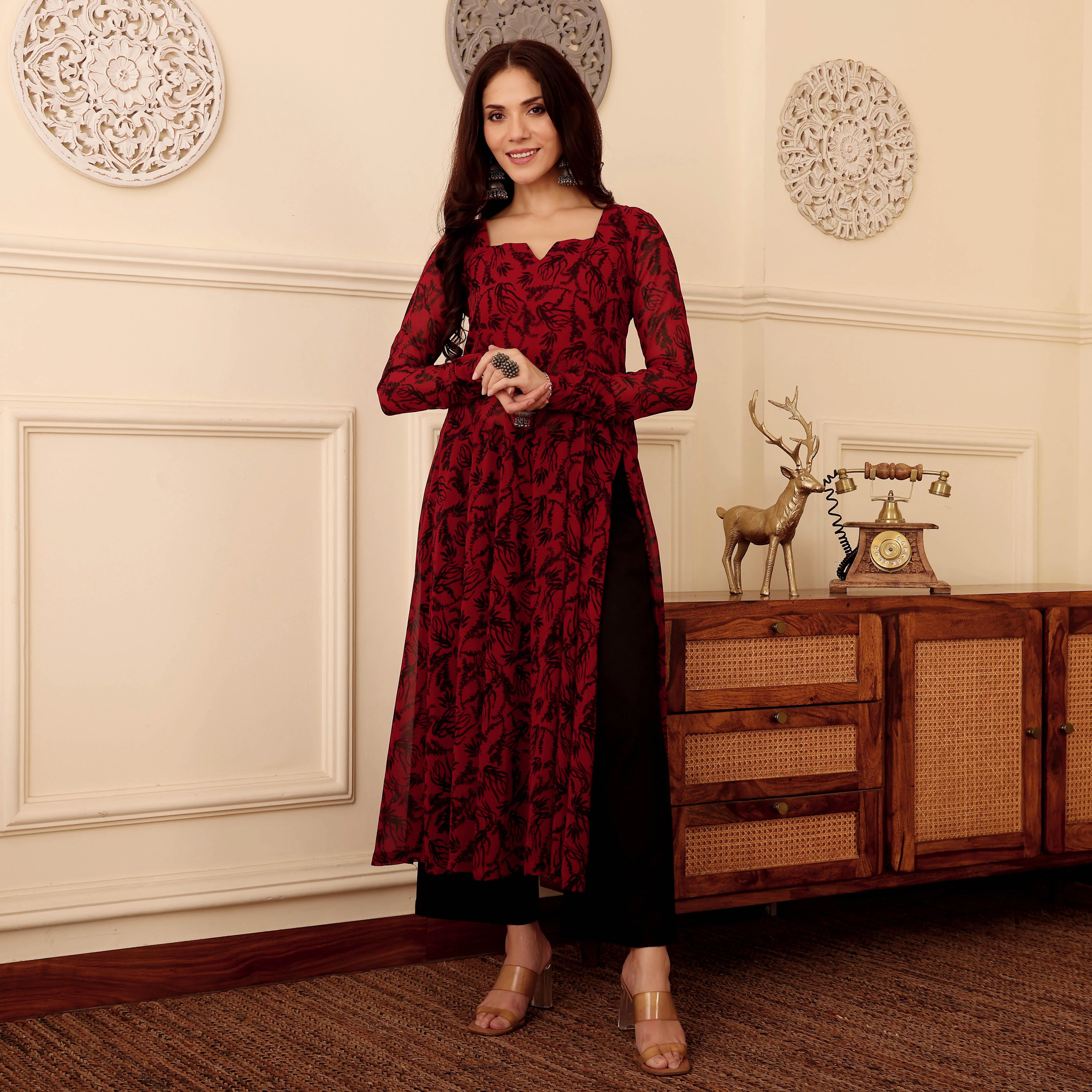 Amrita Georgette Kurta - Image 9