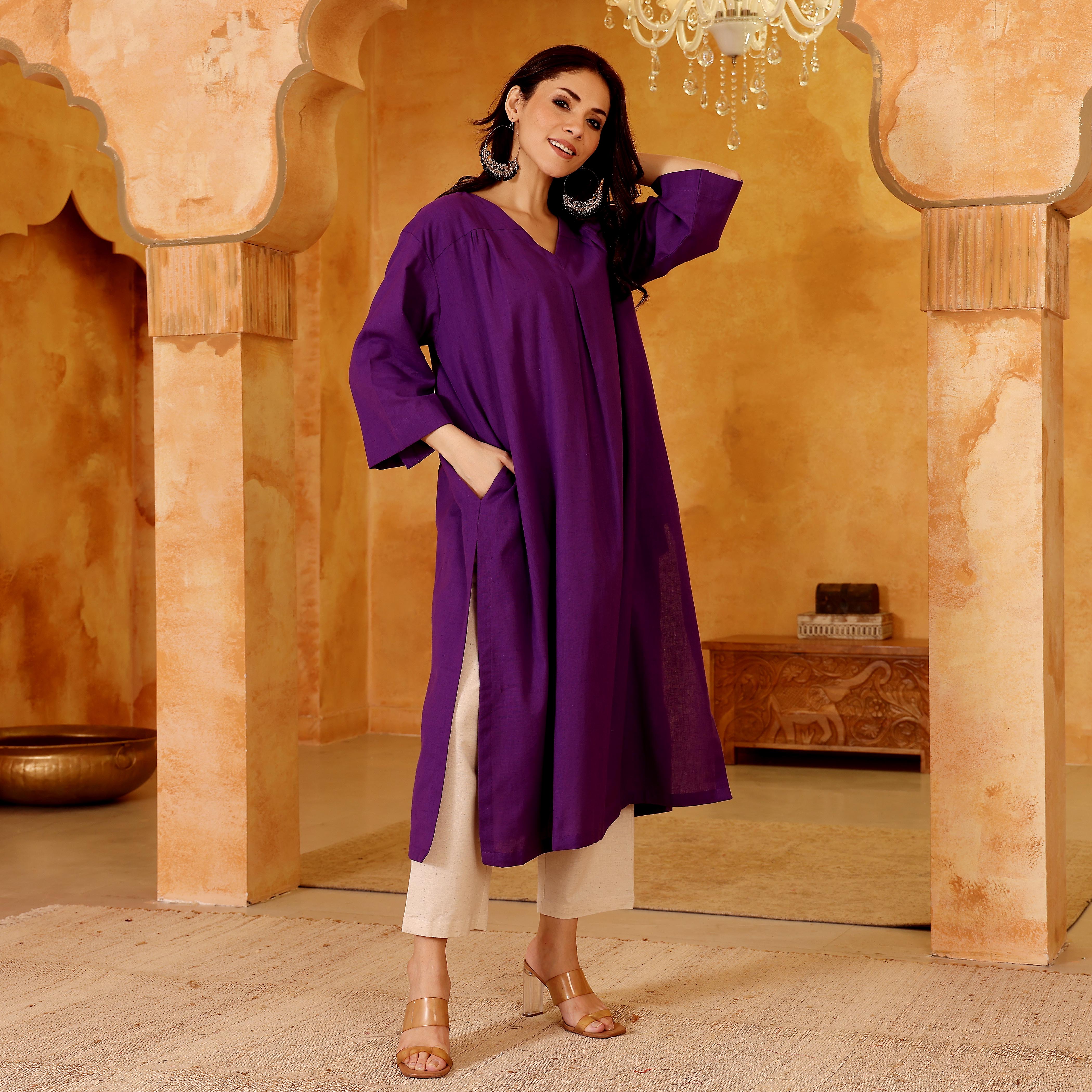 Anvesha Cotton Anti Fit Kurta - Image 8