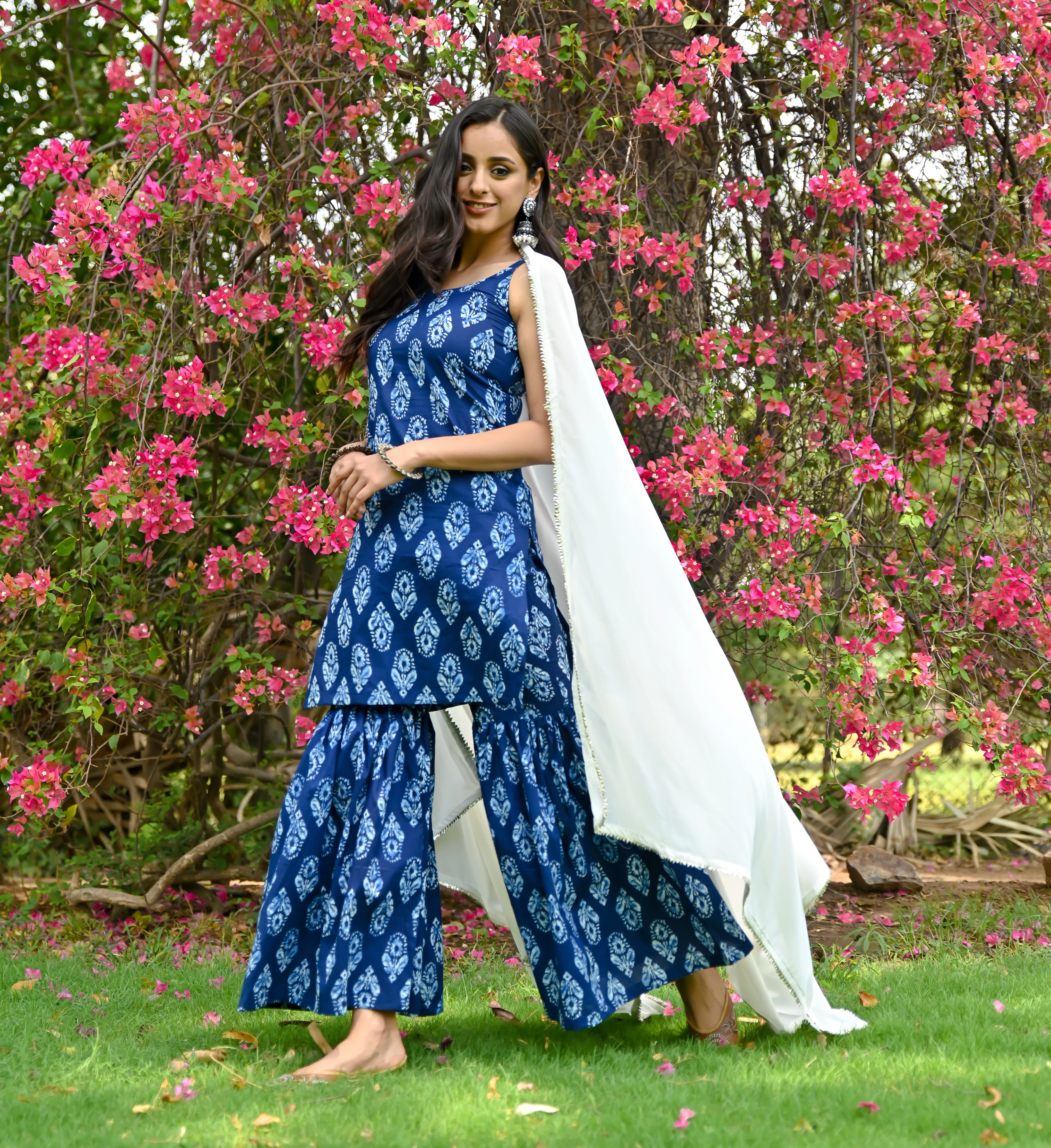 Aprajita indigo set - Image 2