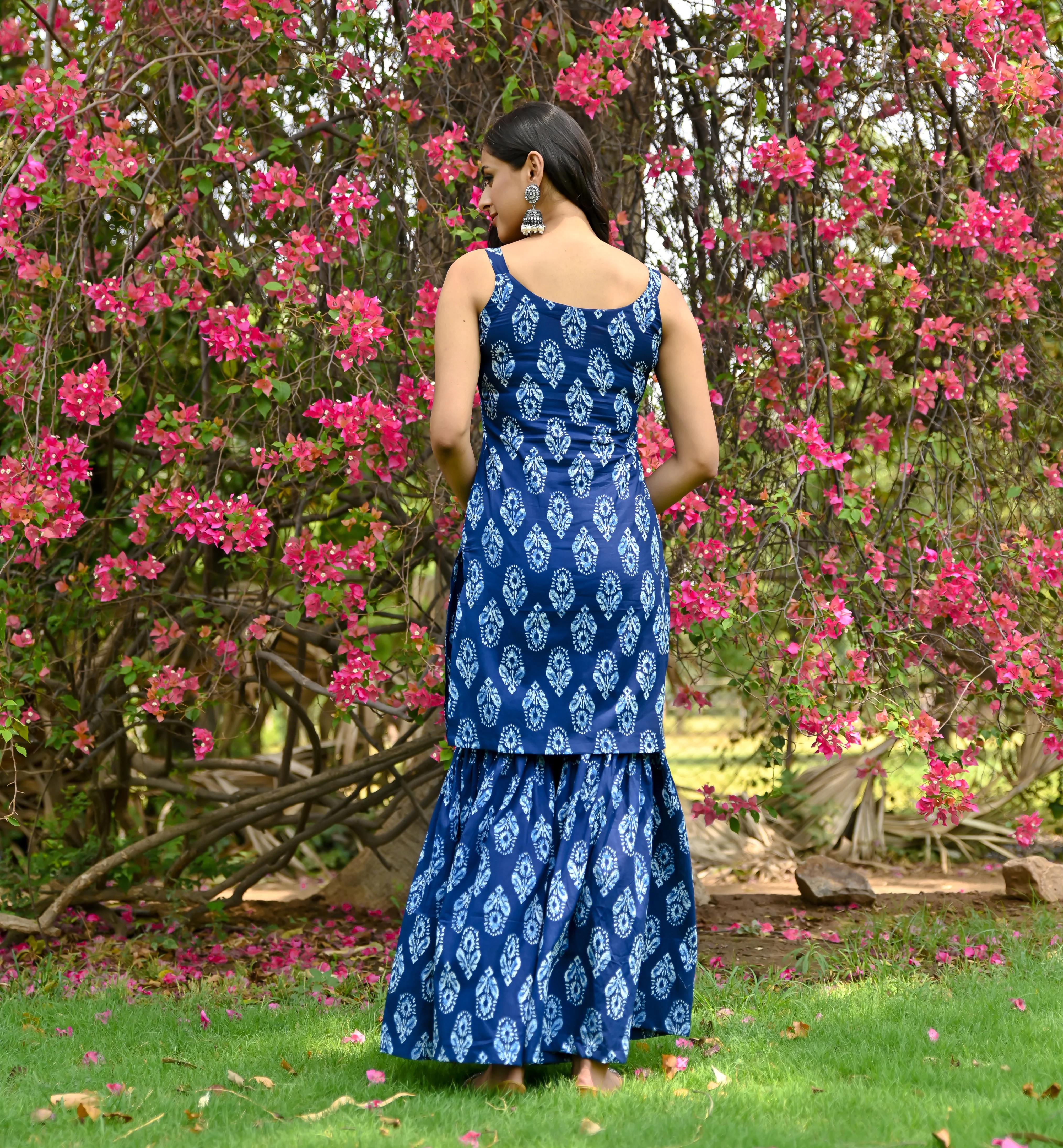 Aprajita indigo set - Image 3