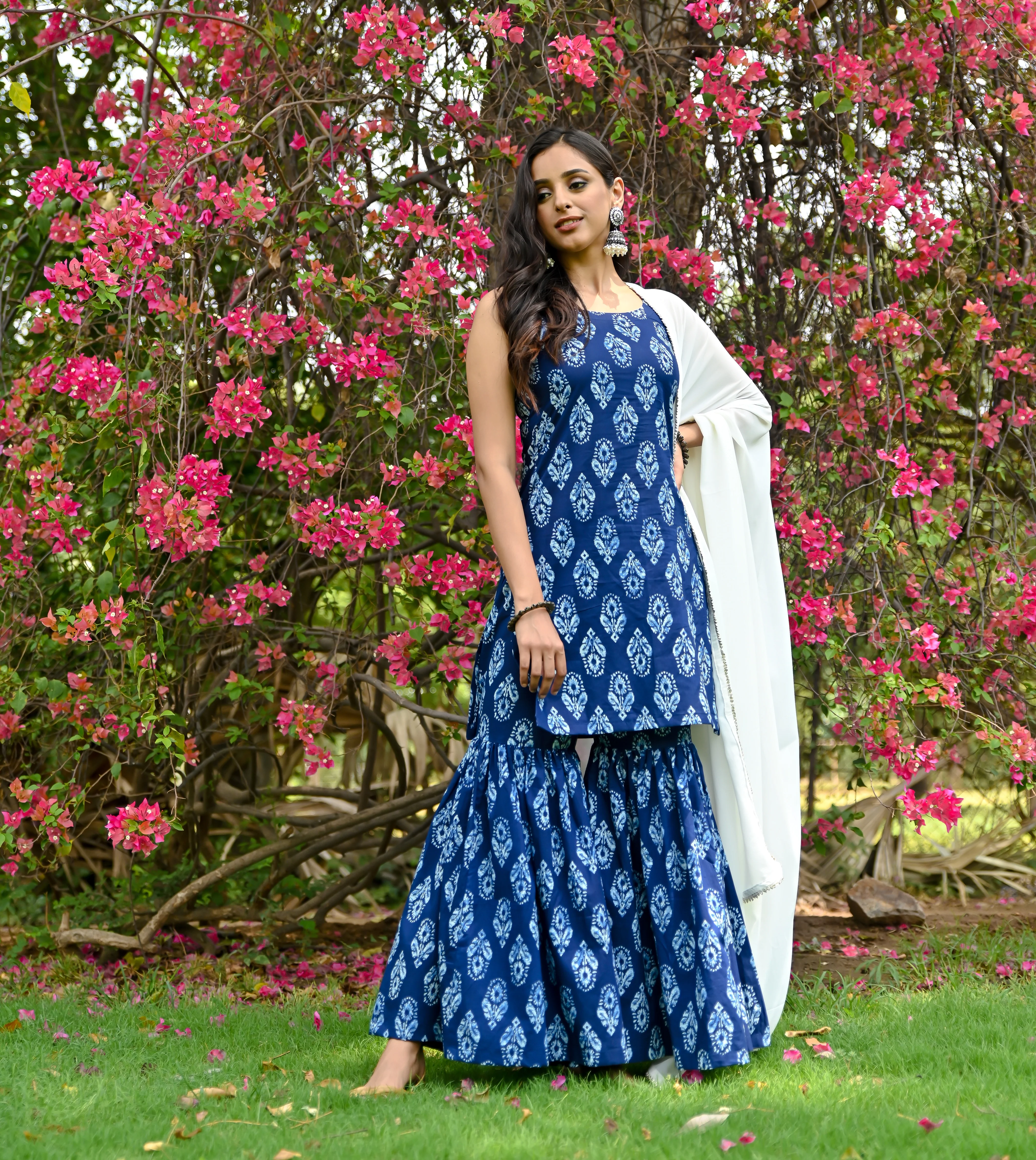 Aprajita indigo set - Image 5