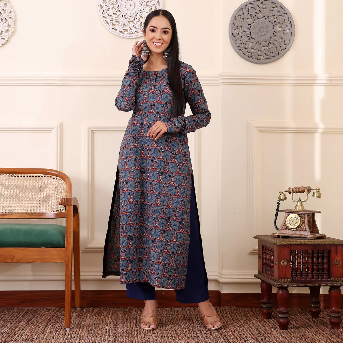 Arpita Cotton printed Kurta - Image 4