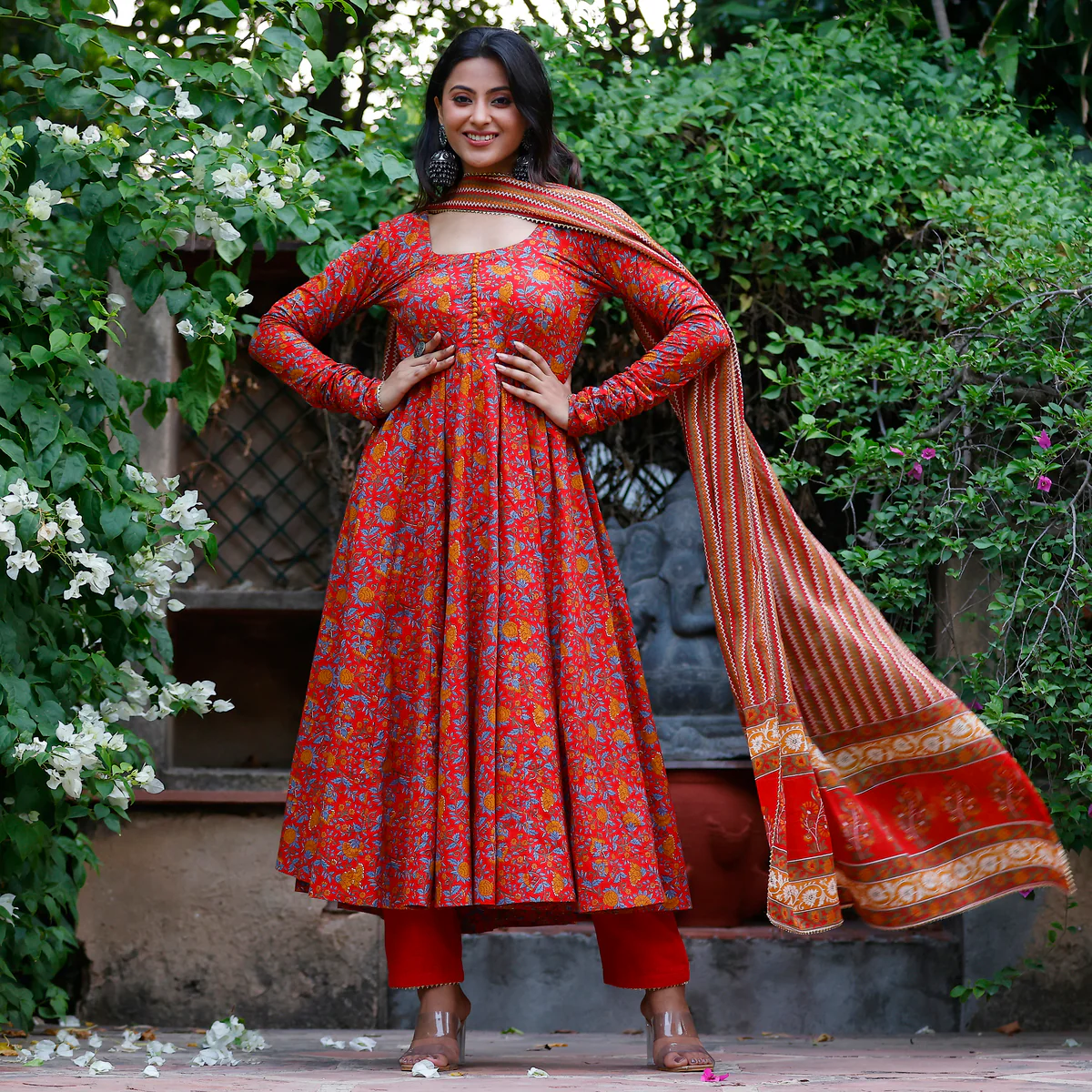 Asavari Cotton Printed Set - Image 2