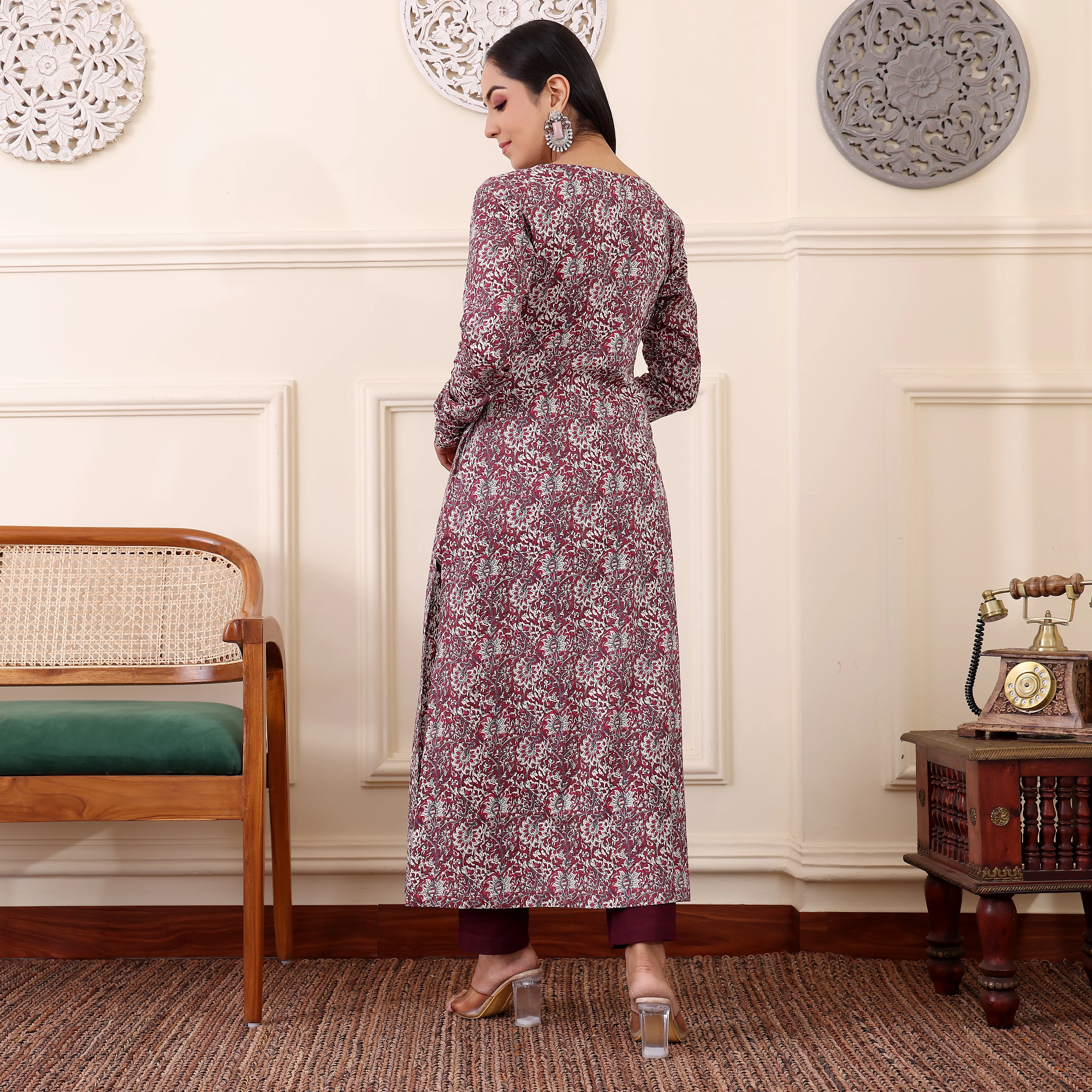 Asika Cotton Straight Kurta - Image 10