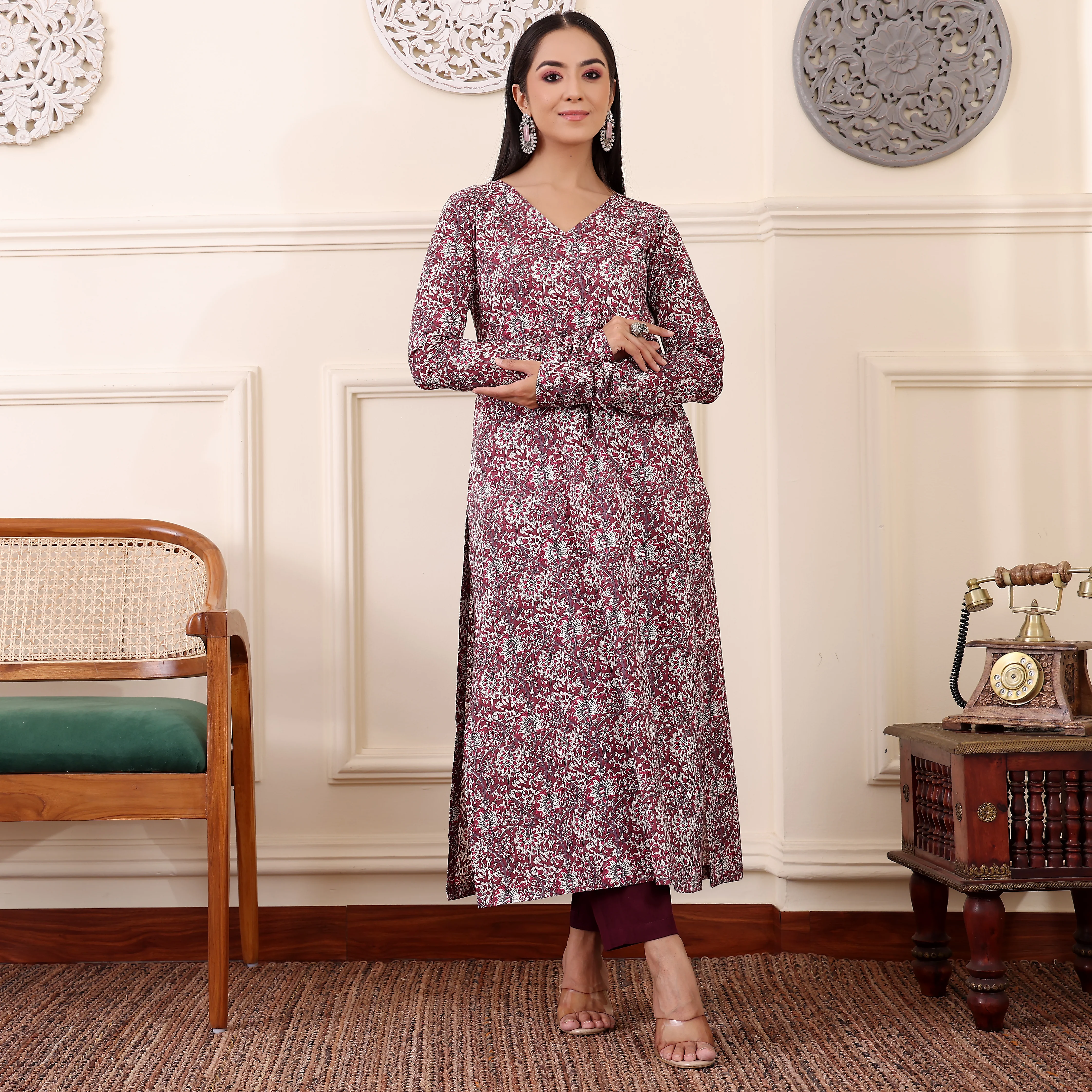 Asika Cotton Straight Kurta - Image 11