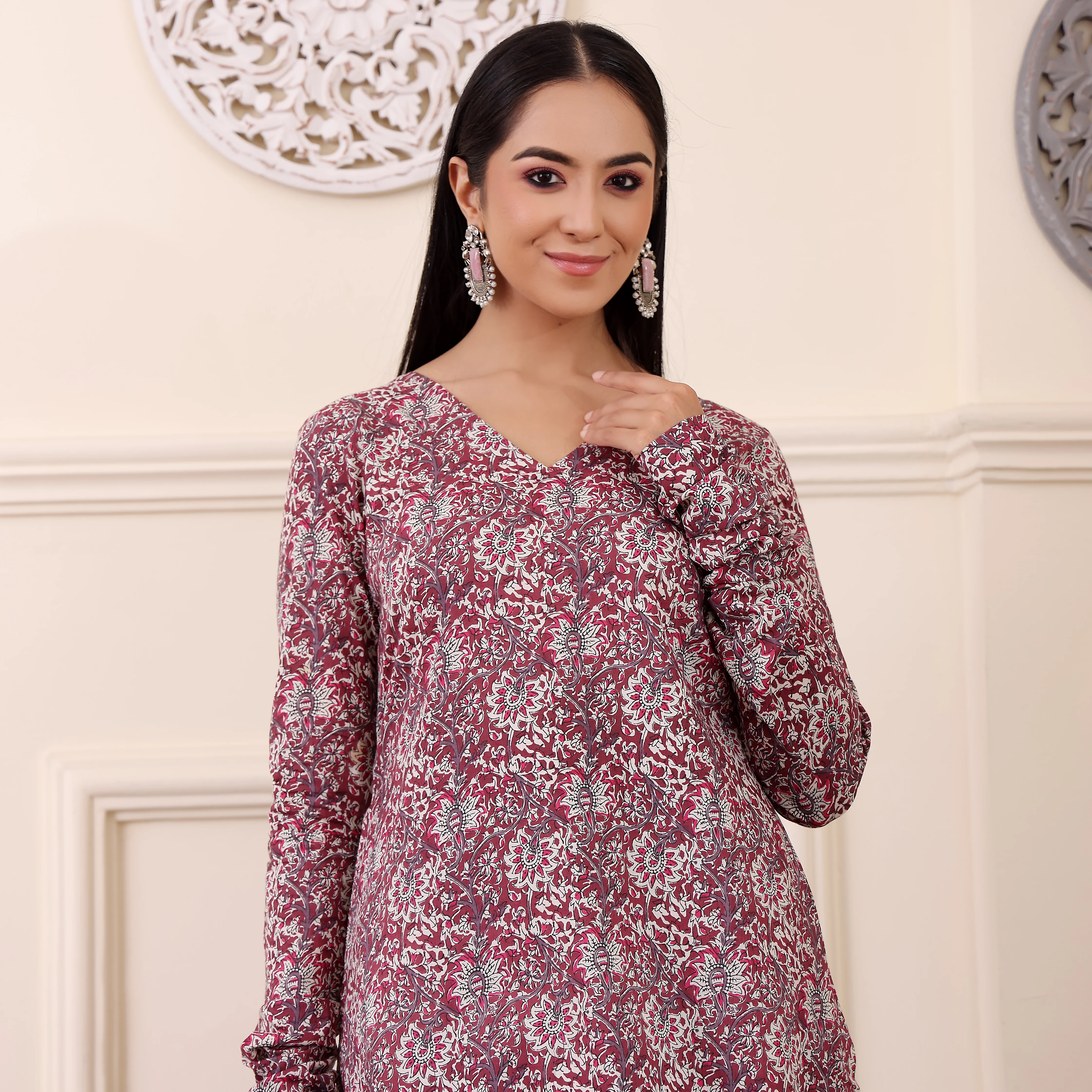 Asika Cotton Straight Kurta - Image 9