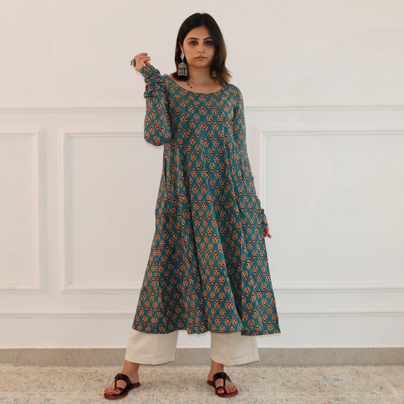 Asvita Cotton Kalidar Kurta - Image 4
