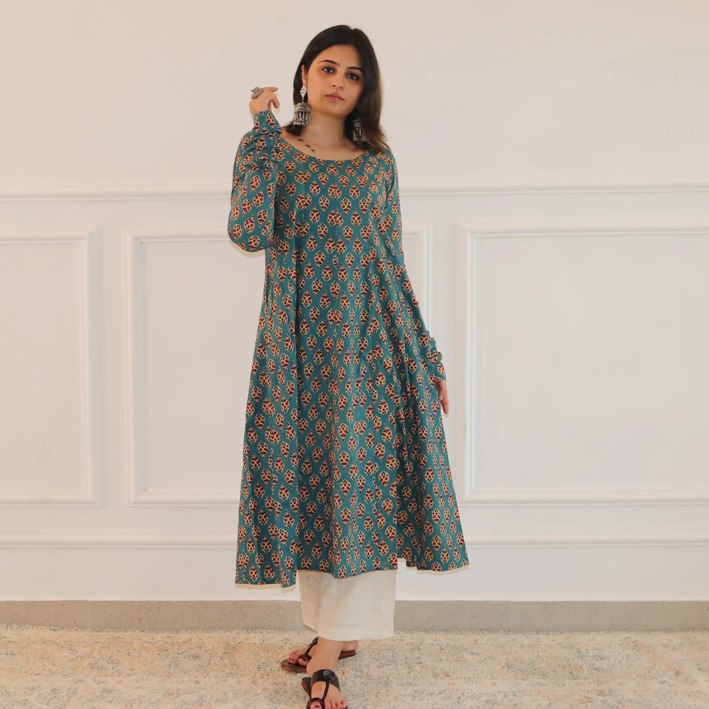 Asvita Cotton Kalidar Kurta - Image 5