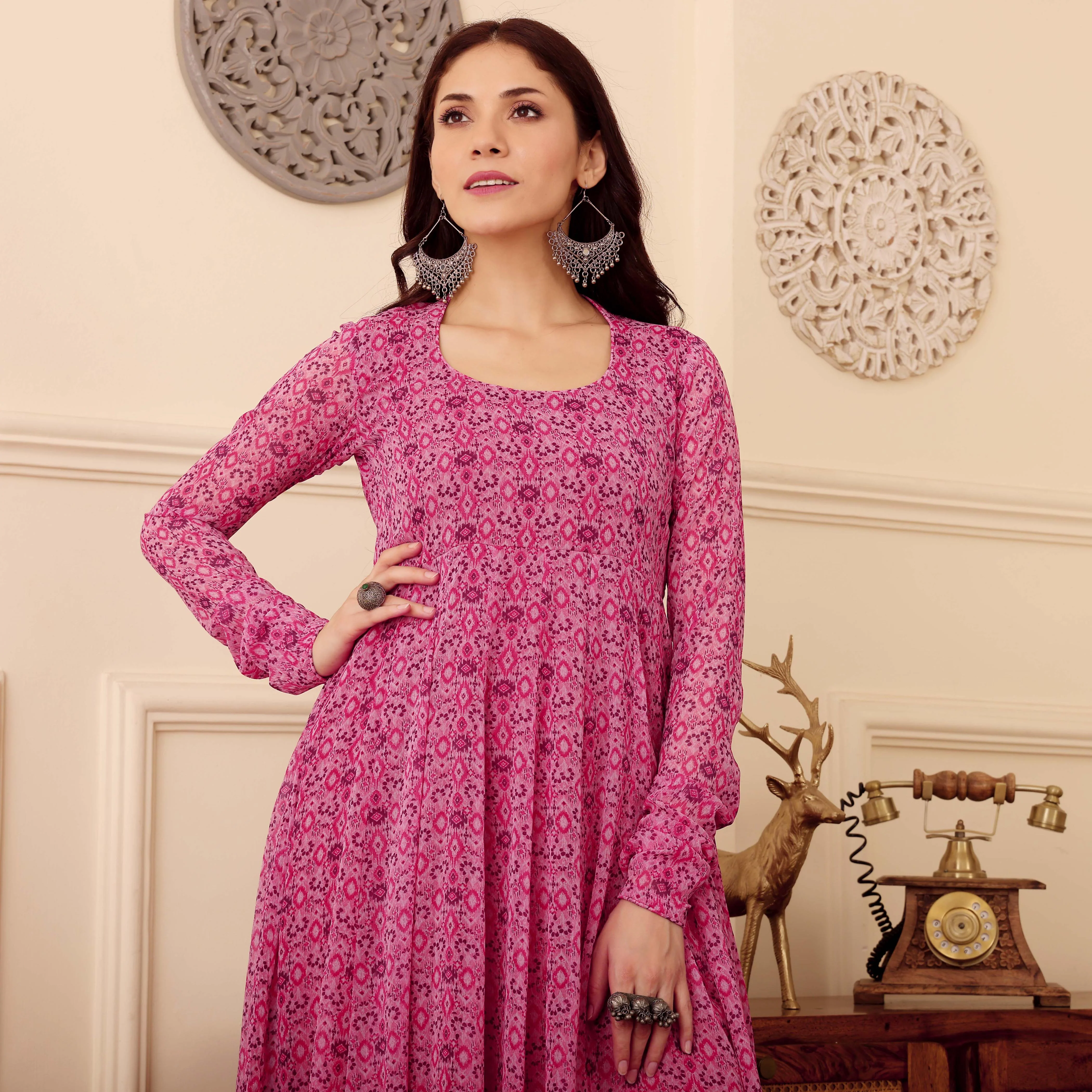 Atika Georgette Kurta - Image 4