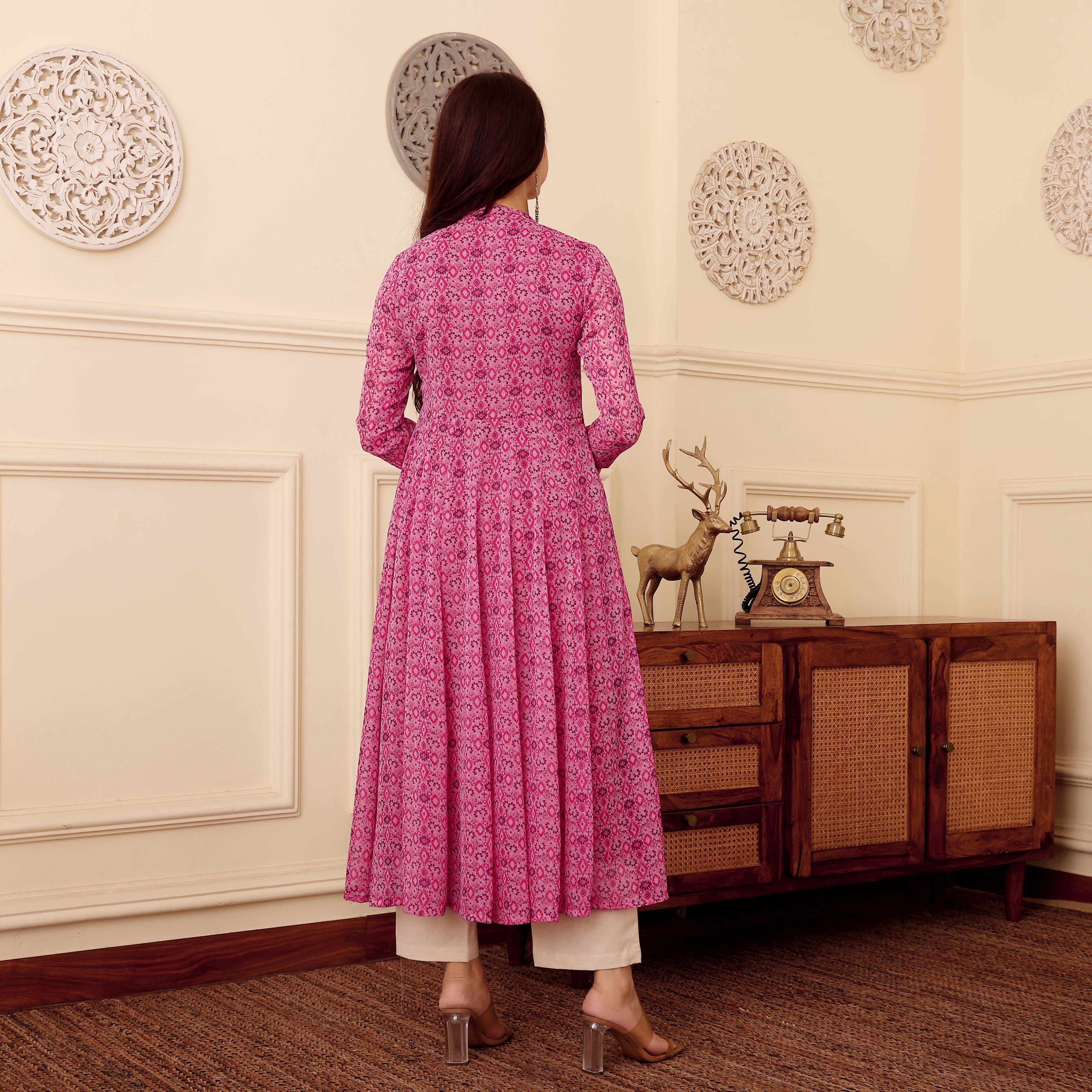 Atika Georgette Kurta - Image 8