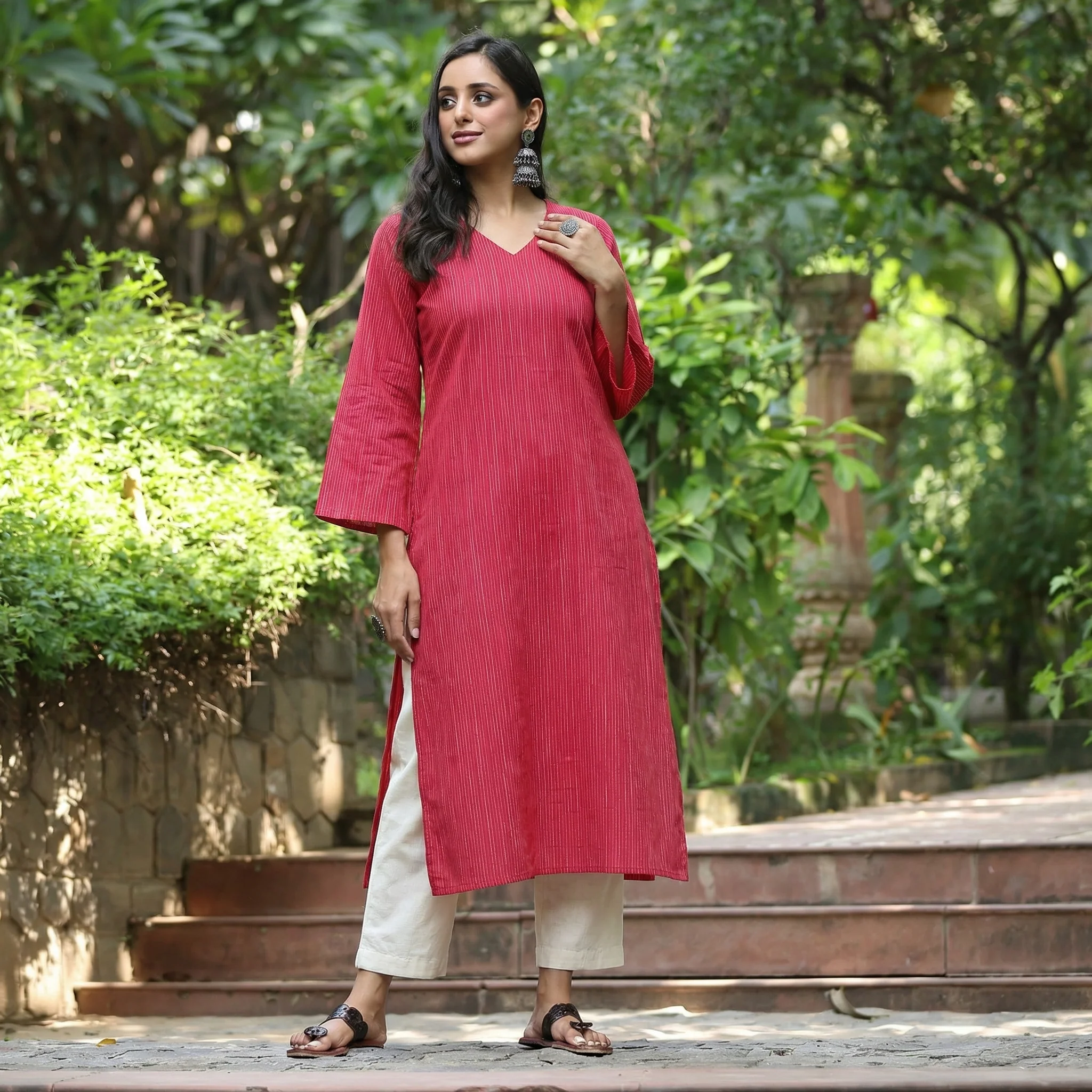 Atishi Handloom Cotton Kurta - Image 2