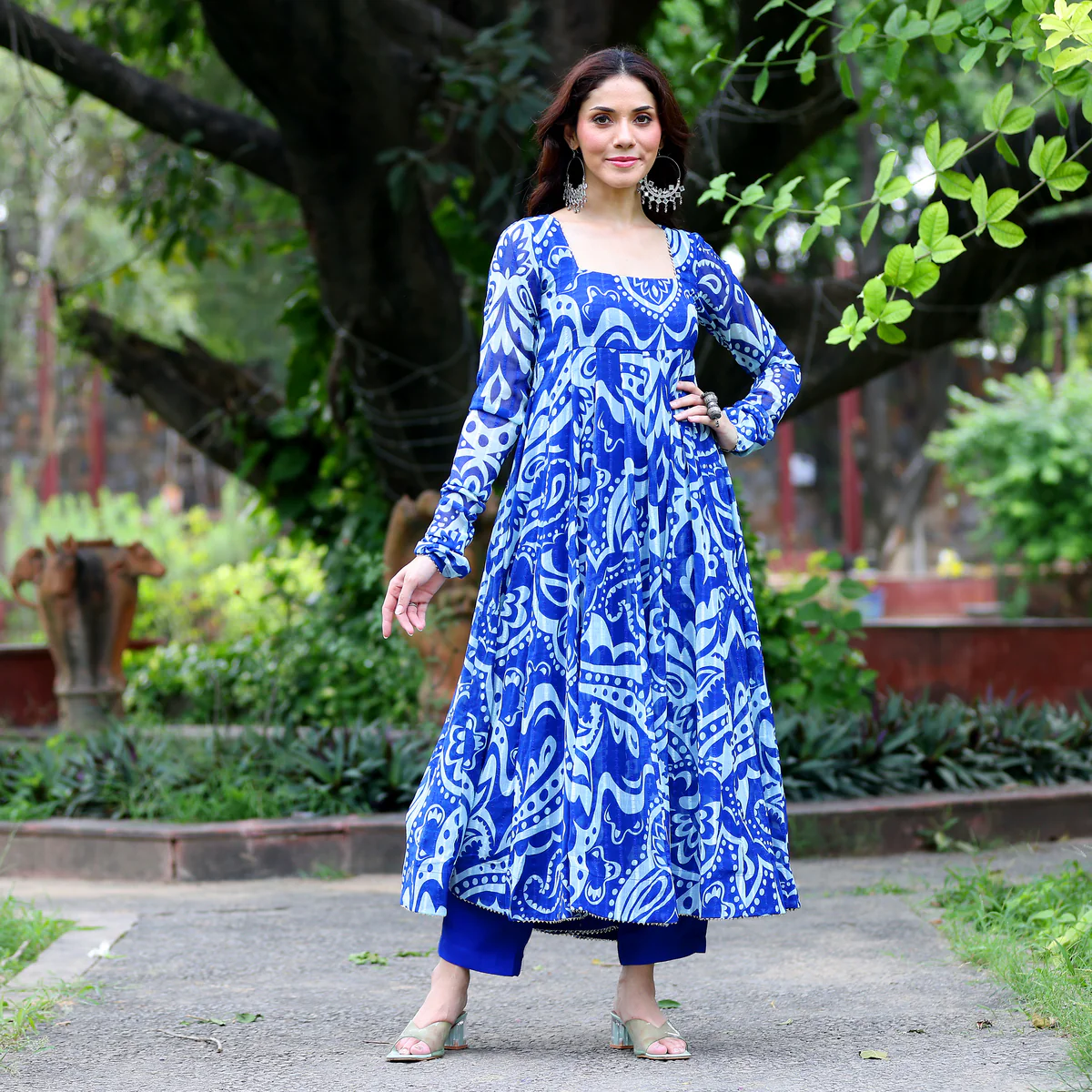 Ava Flare Gerogette Kurta - Image 6