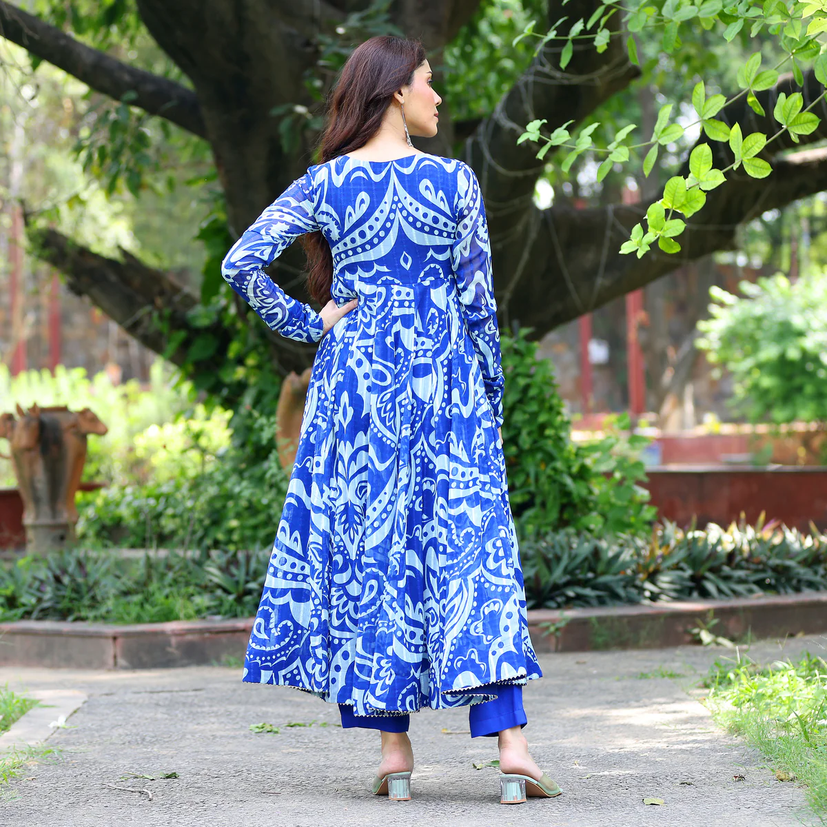 Ava Flare Gerogette Kurta - Image 7