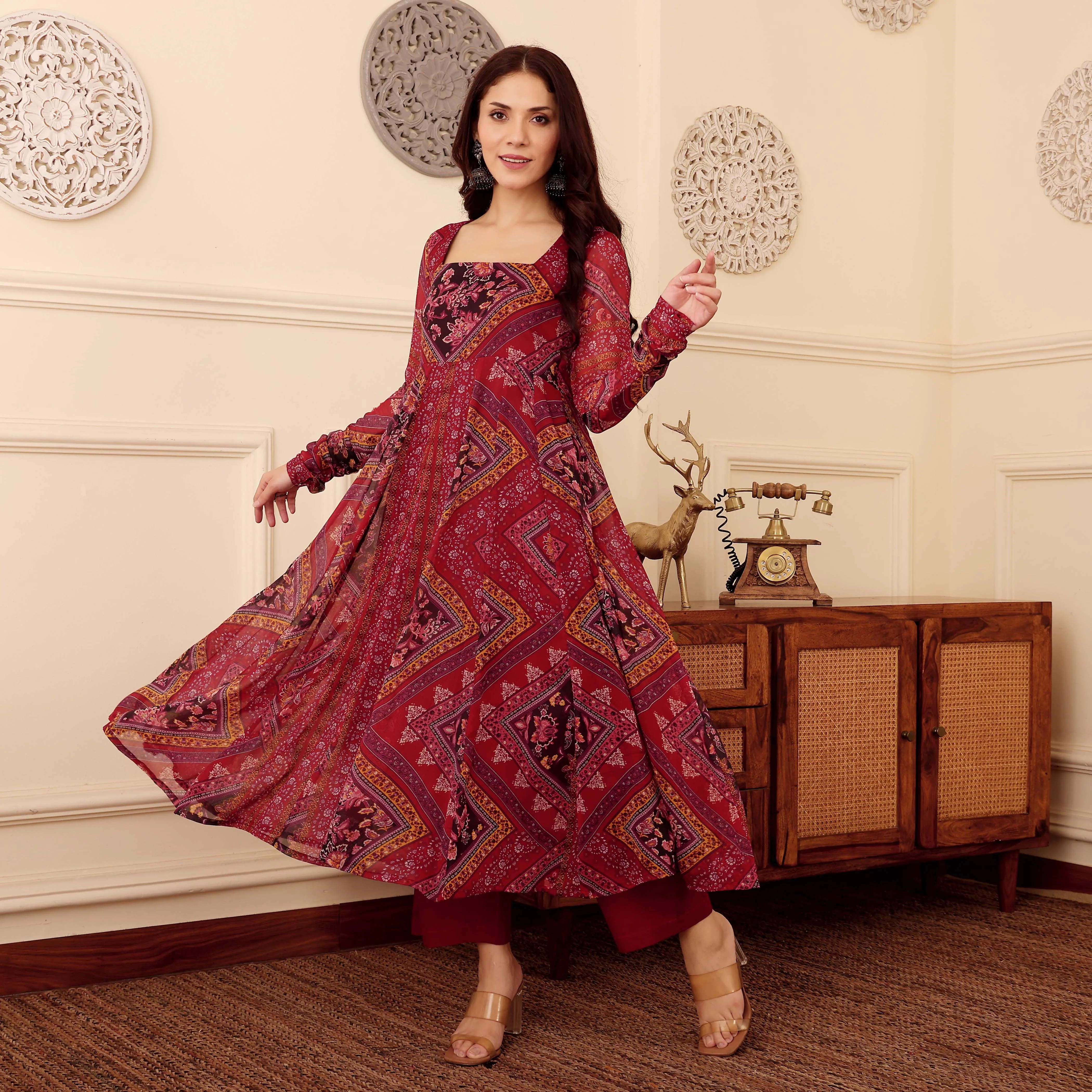 Avidaa Georgette Kurta - Image 3