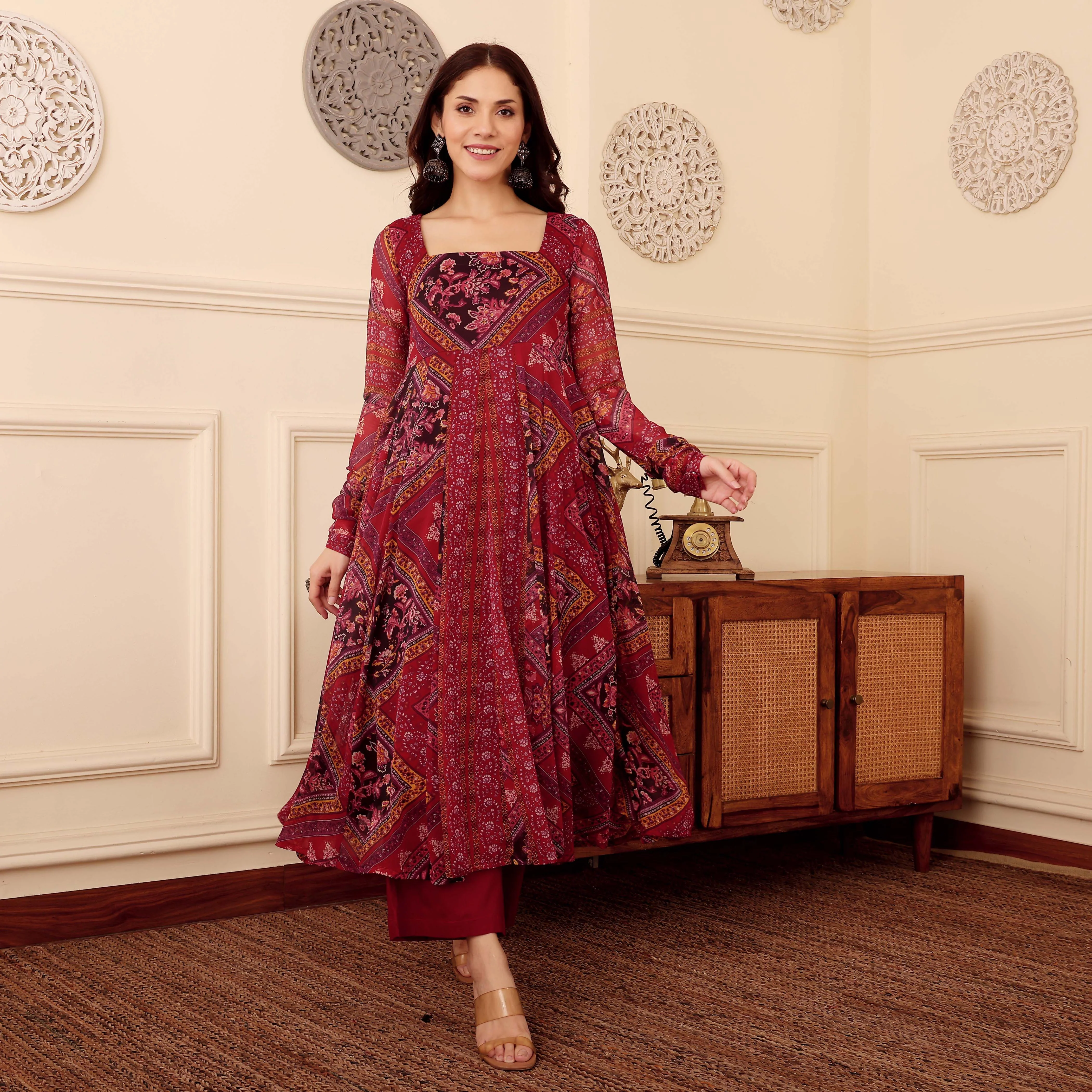 Avidaa Georgette Kurta - Image 4