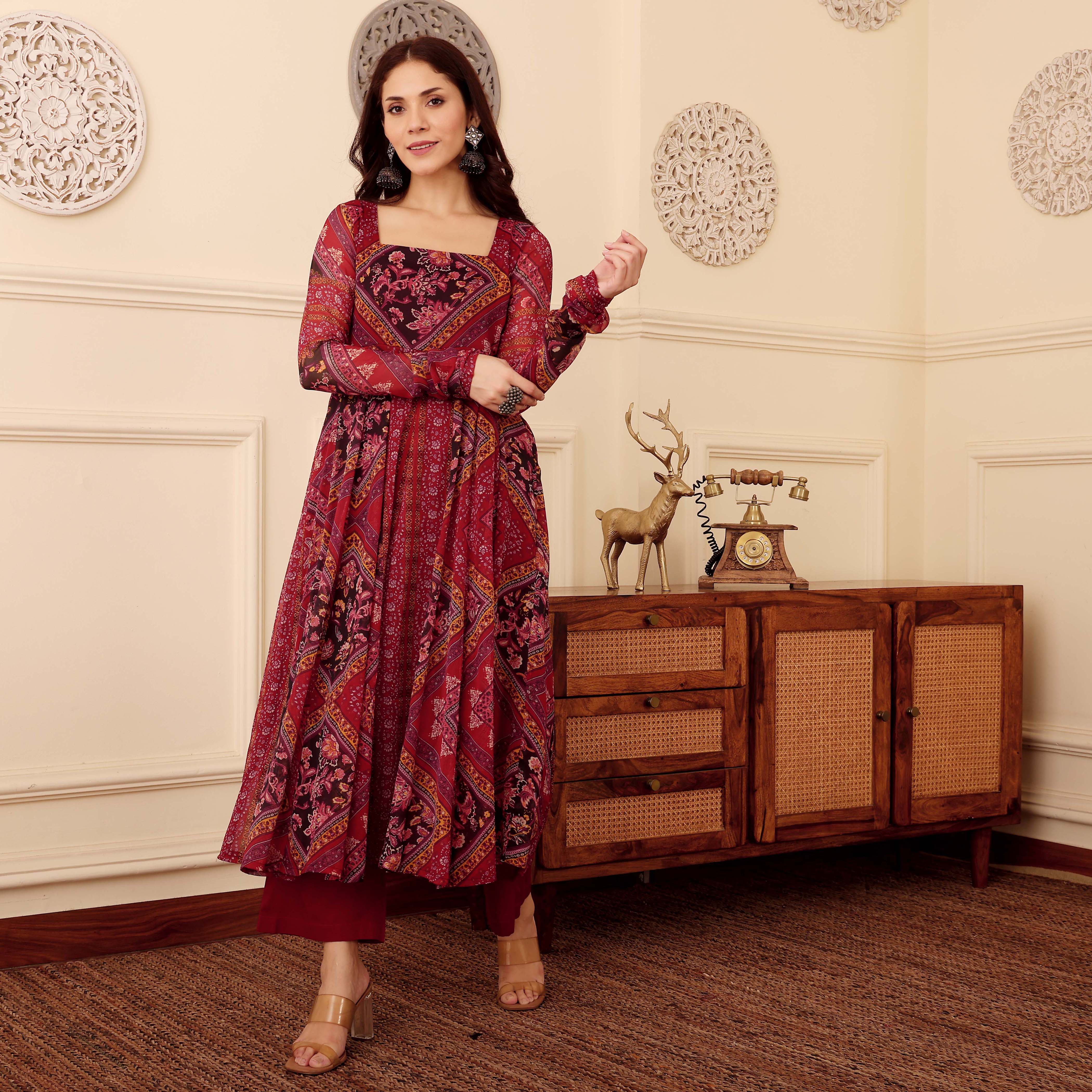 Avidaa Georgette Kurta - Image 6