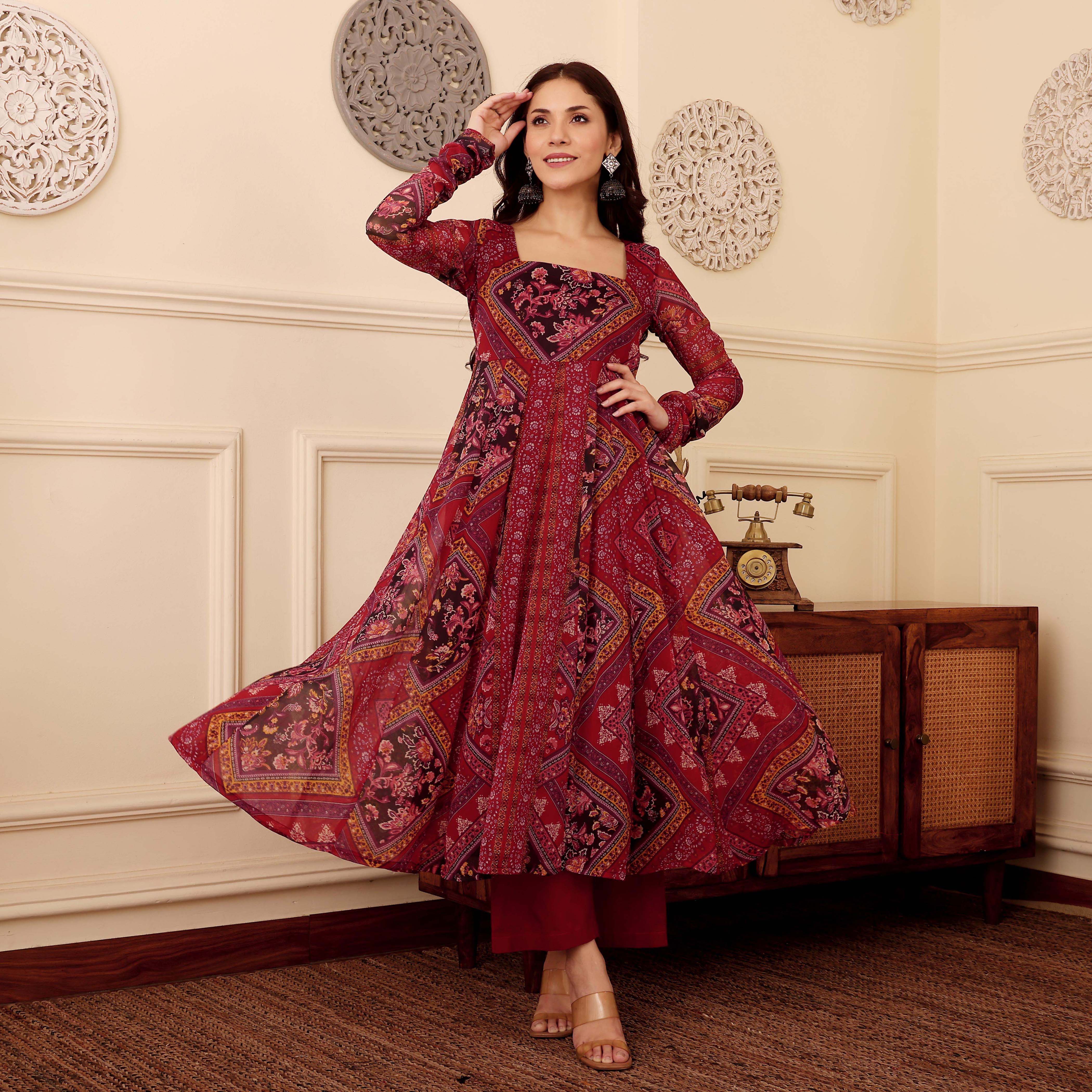 Avidaa Georgette Kurta - Image 7