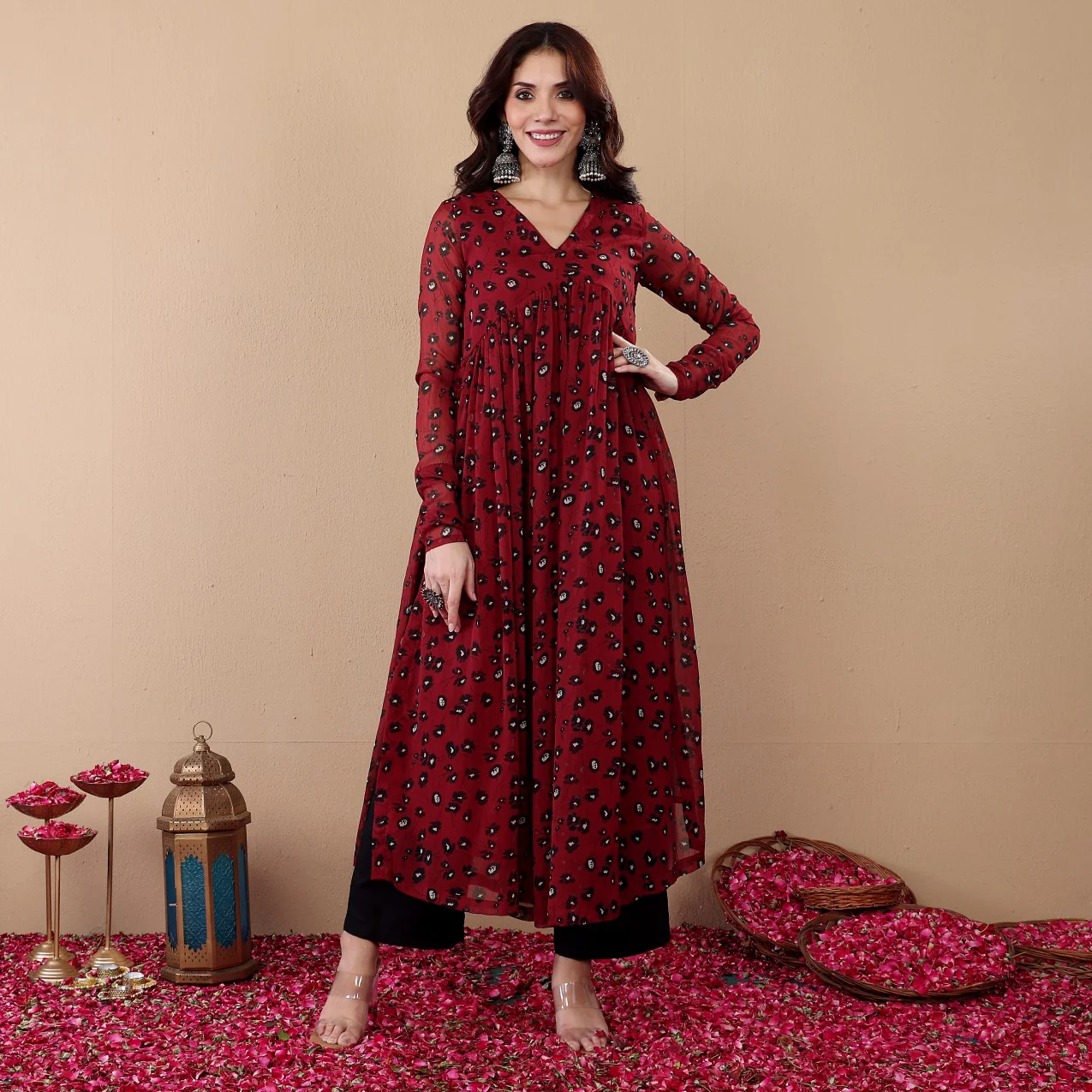 Zavika Georgette Kurta - Image 2