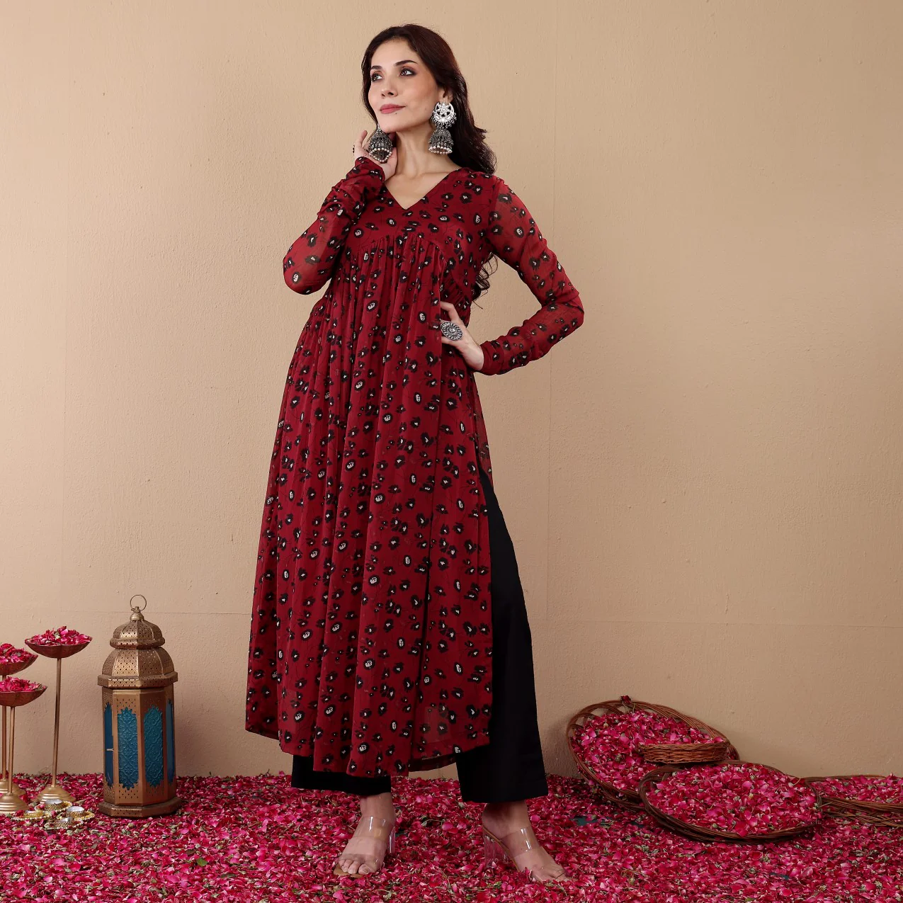 Zavika Georgette Kurta - Image 7