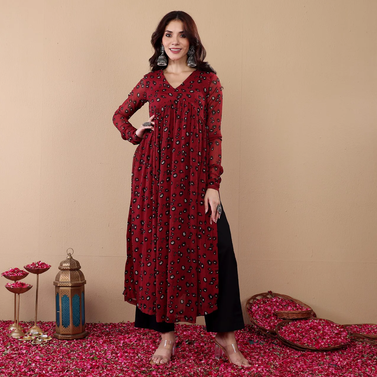 Zavika Georgette Kurta - Image 8