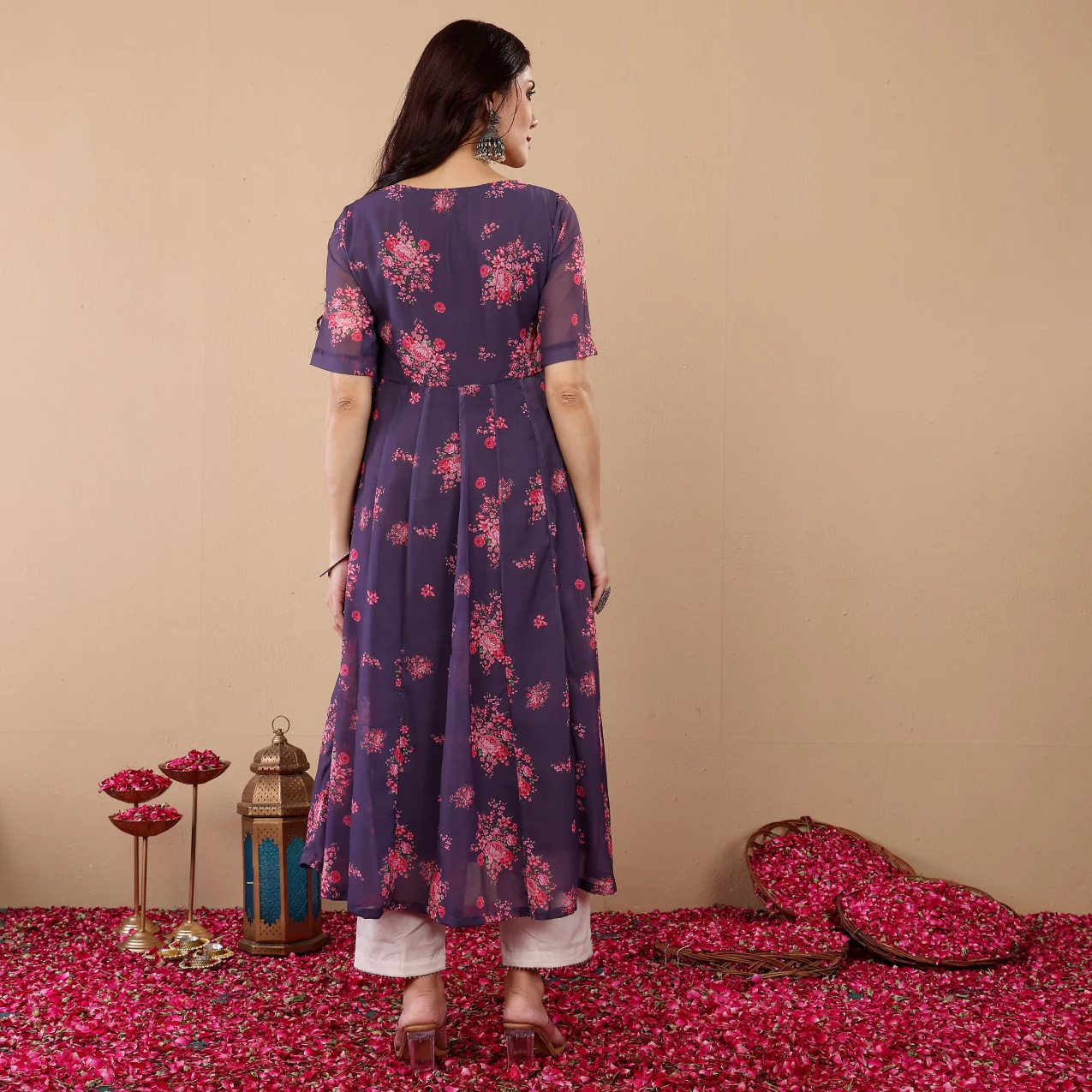 Avina Georgette Kalidaar Kurta - Image 6