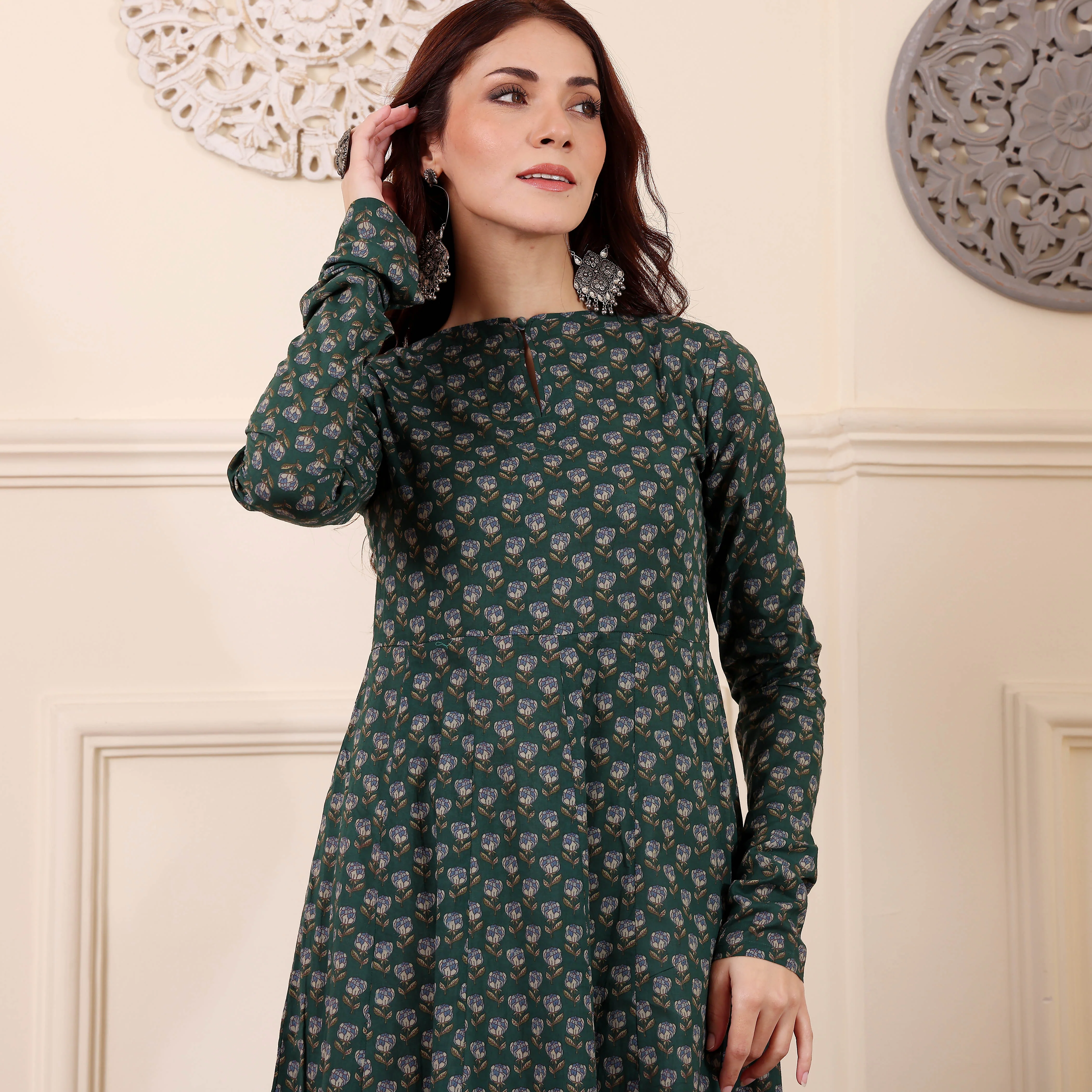Avira Cotton Kalidaar Kurta - Image 3