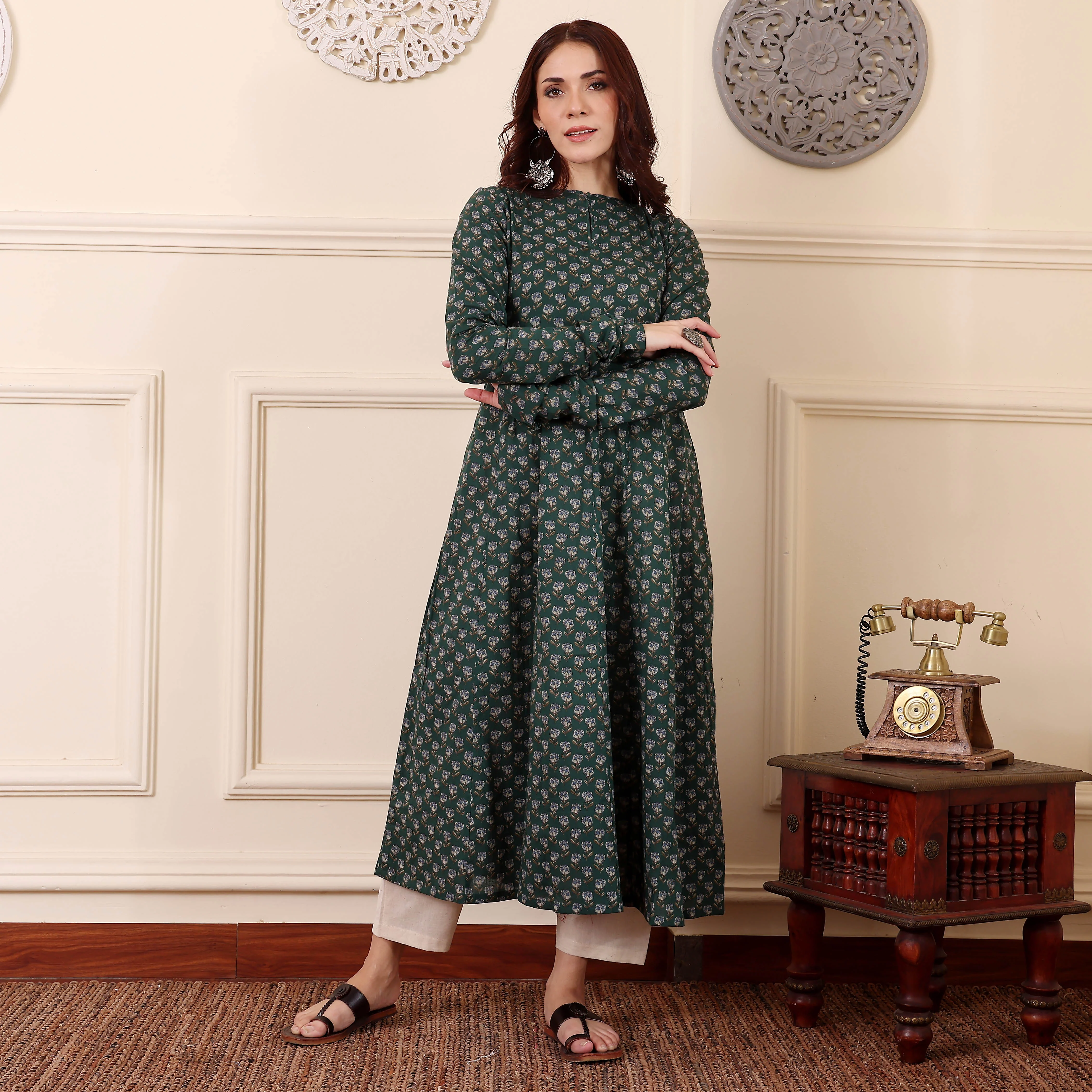 Avira Cotton Kalidaar Kurta - Image 7