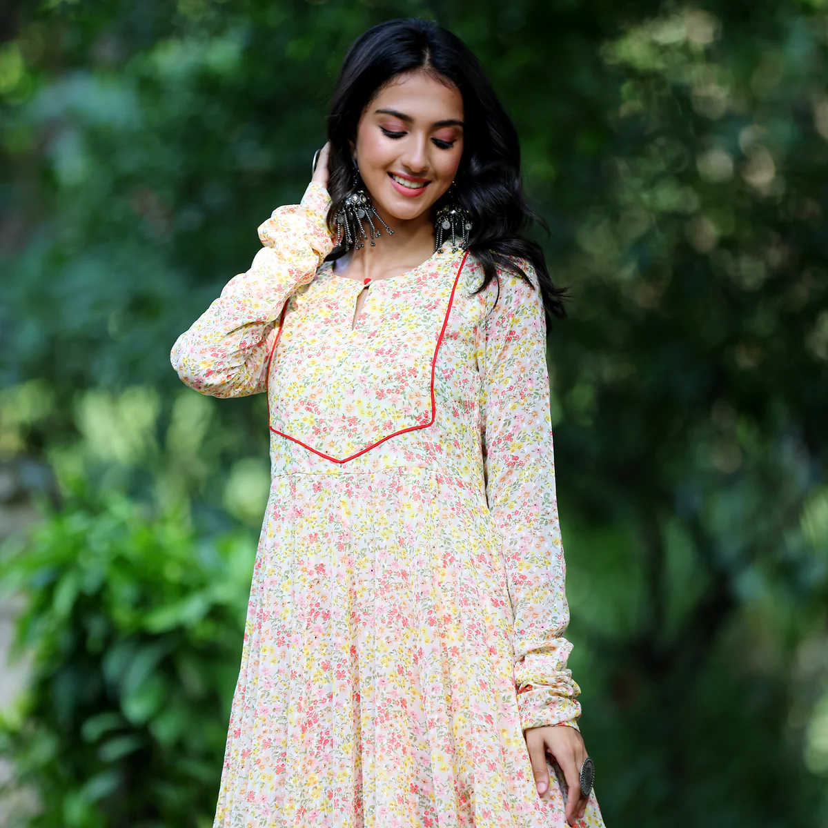 Ayzal Gher Georgette Kurta - Image 4