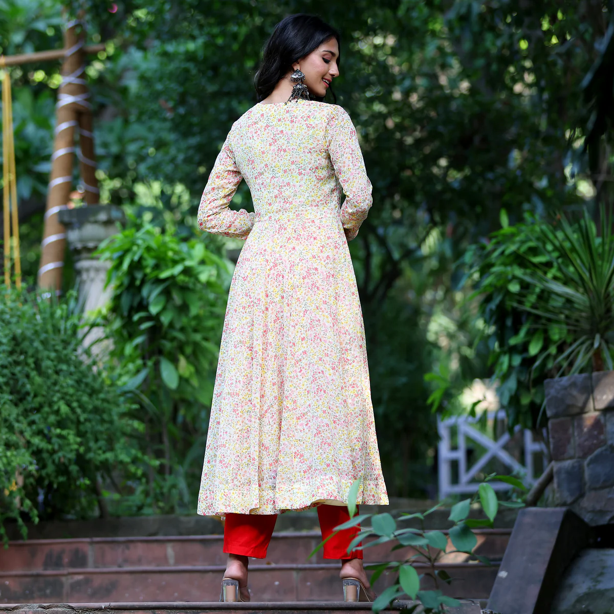 Ayzal Gher Georgette Kurta - Image 5